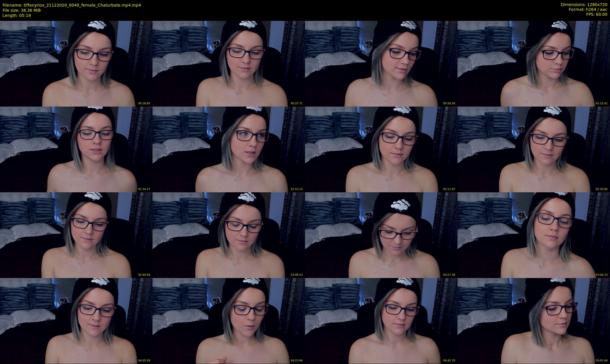 tiffanyriox — 6 minute Chaturbate female cam show recording, 720p, Dec 21, 2020