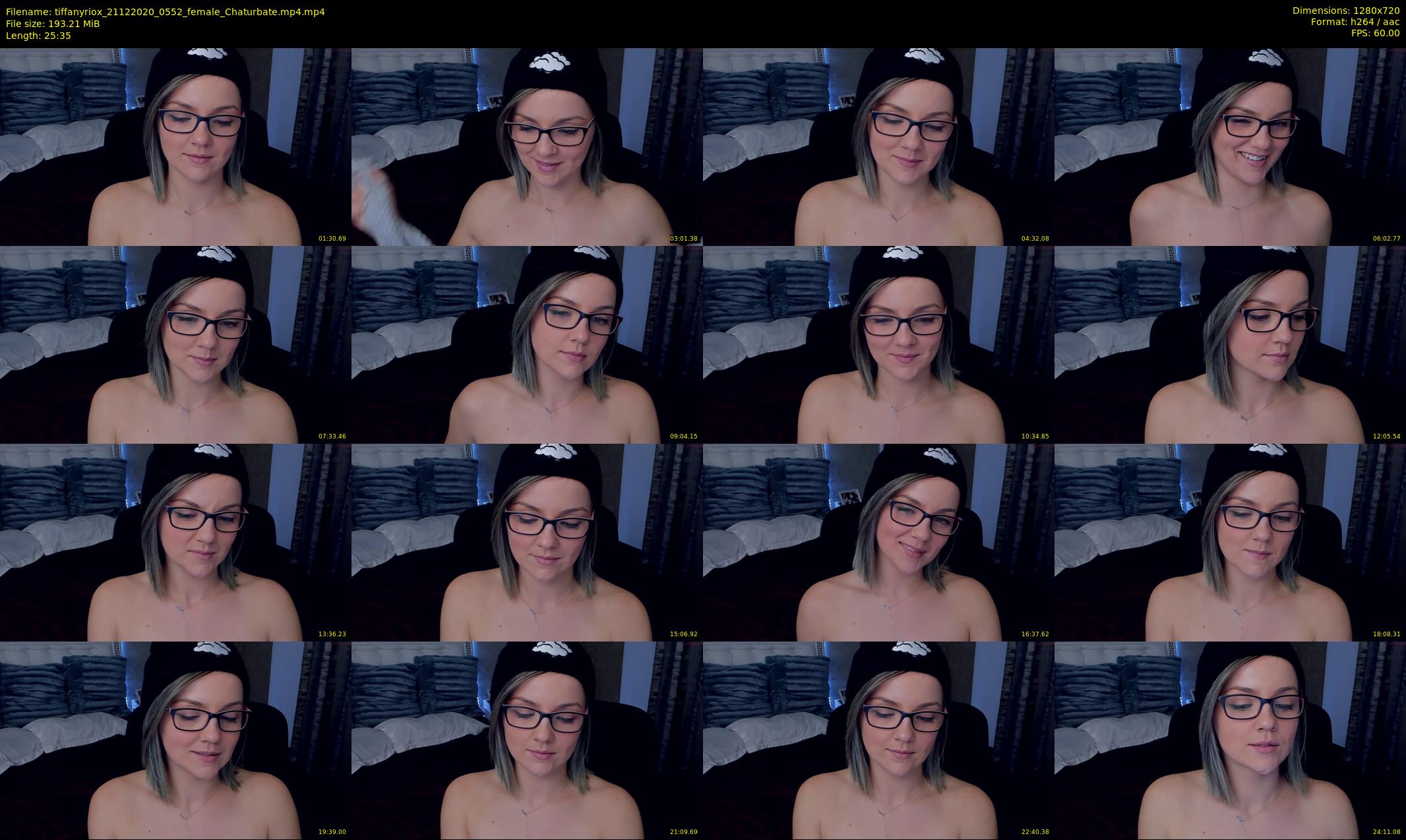 tiffanyriox — 26 minute Chaturbate female cam show recording, 720p, Dec 21, 2020