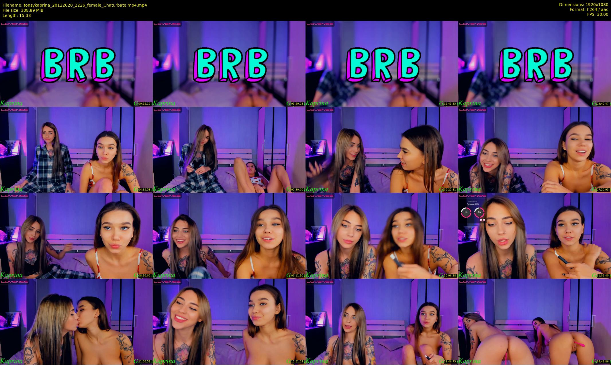 tonsykaprina — 16 minute Chaturbate couple cam show recording, 1080p, Dec 20, 2020