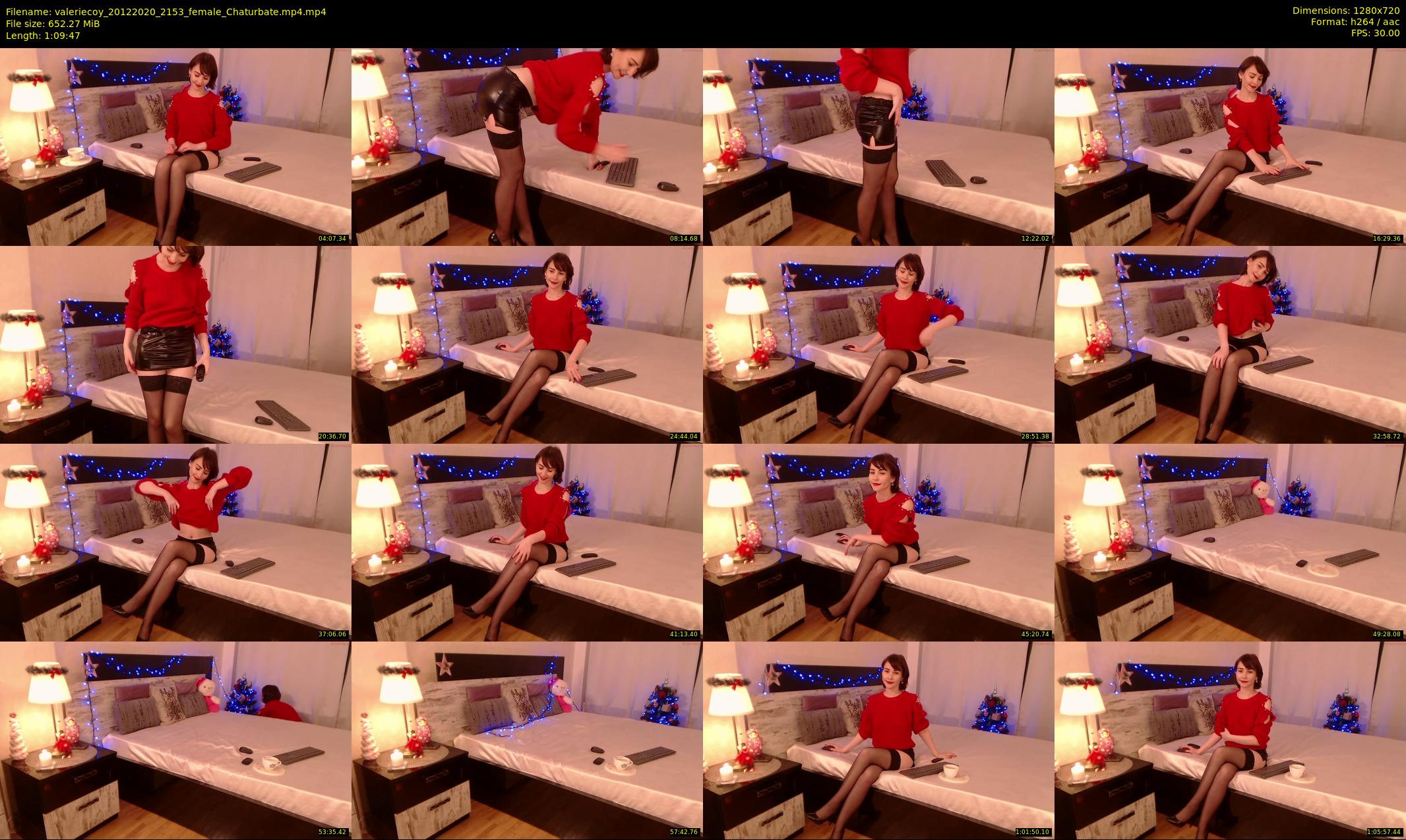 valeriecoy — 70 minute Chaturbate female cam show recording, 720p, Dec 20, 2020