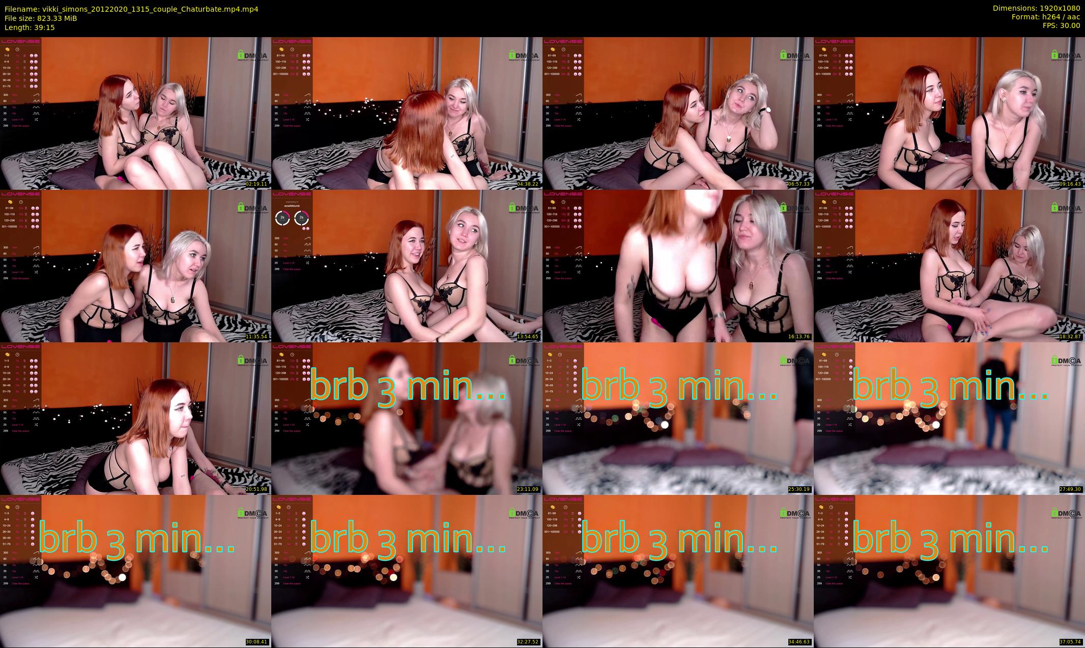 vikki_simons — 40 minute Chaturbate couple cam show recording, 1080p, Dec 20, 2020
