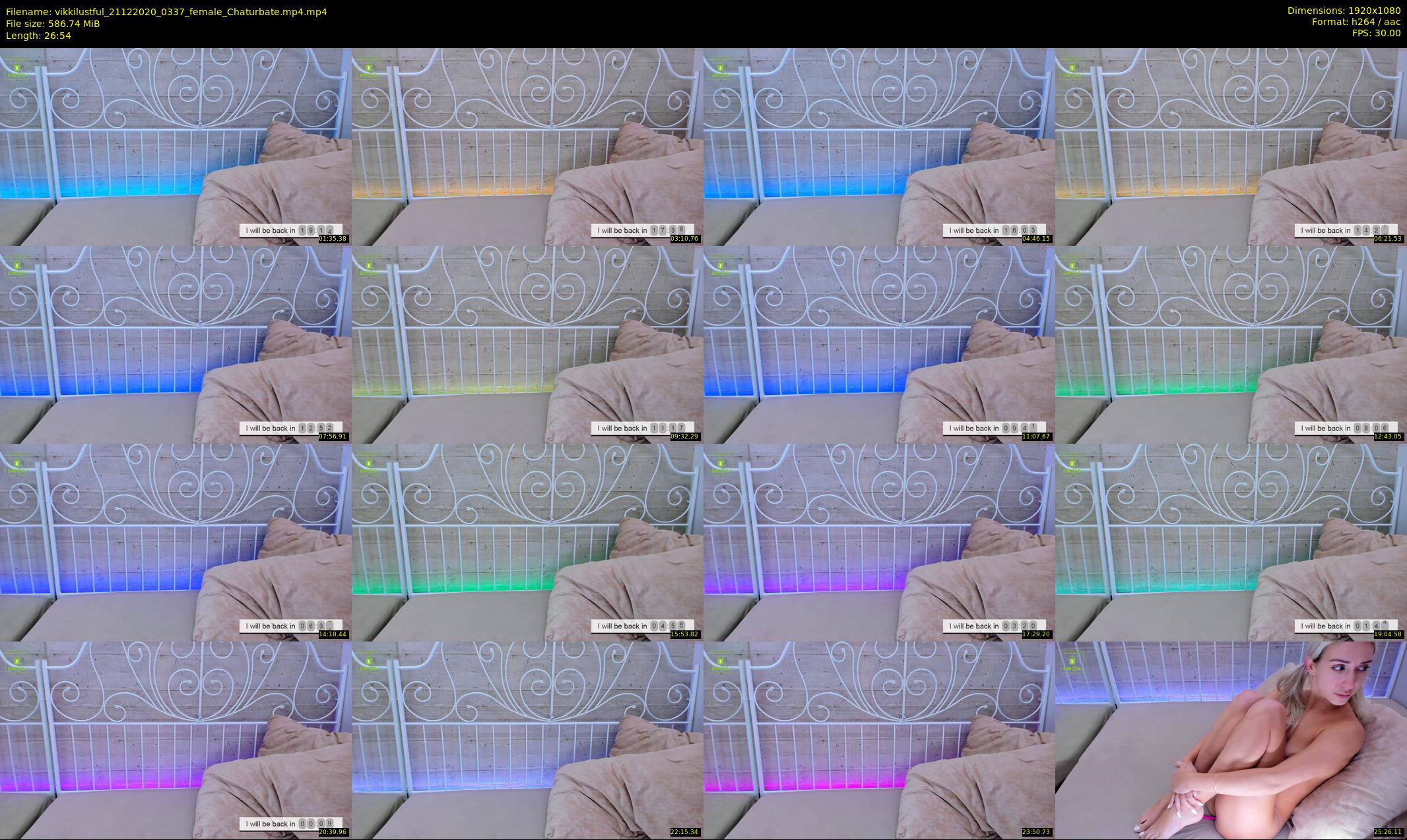 vikkilustful — 27 minute Chaturbate female cam show recording, 1080p, Dec 21, 2020