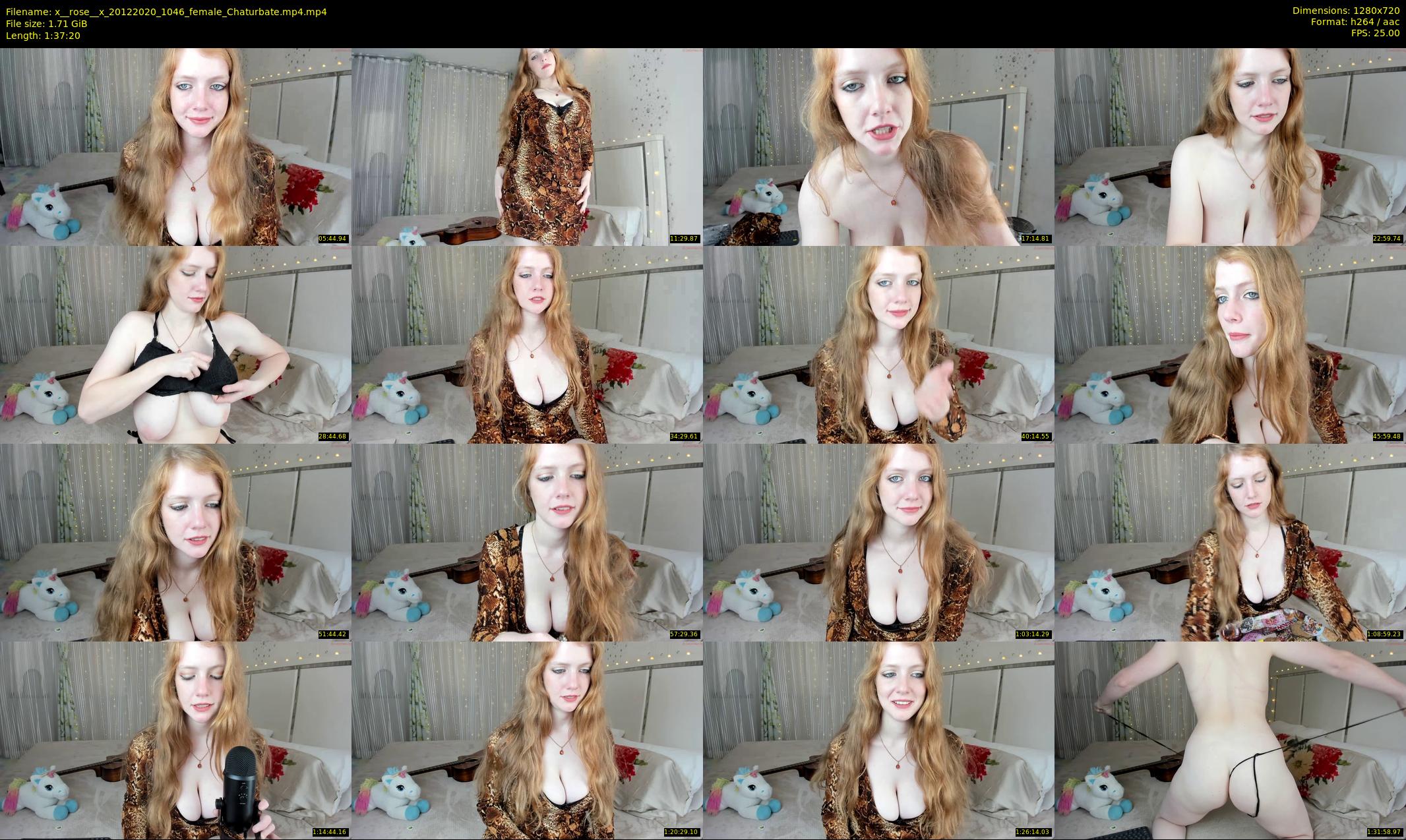 x__rose__x — 98 minute Chaturbate female cam show recording, 720p, Dec 20, 2020