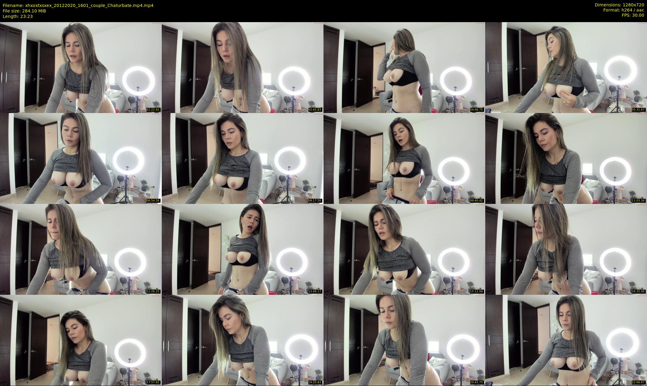 xhxoxtxsxex — 24 minute Chaturbate couple cam show recording, 720p, Dec 20, 2020