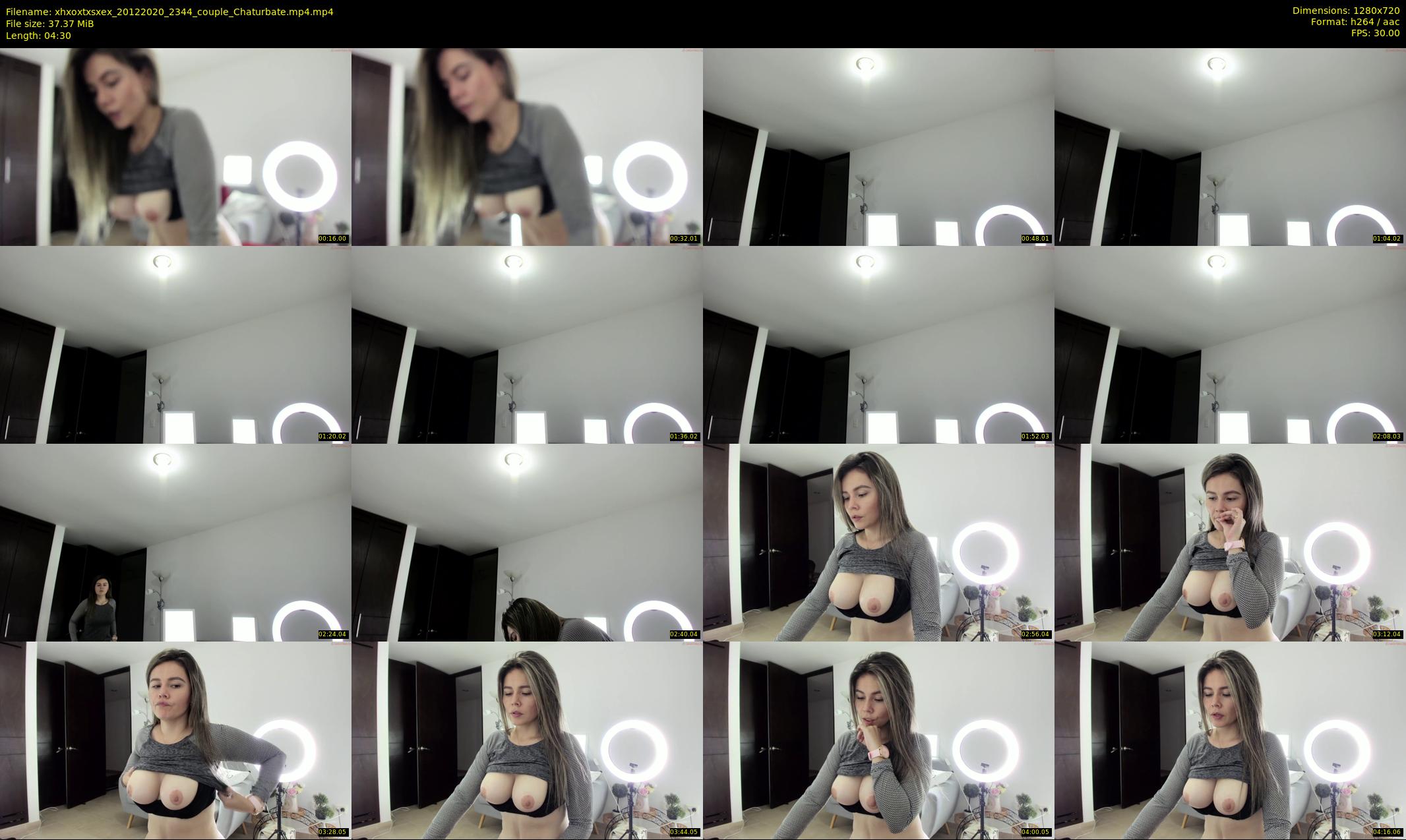 xhxoxtxsxex — 5 minute Chaturbate couple cam show recording, 720p, Dec 20, 2020