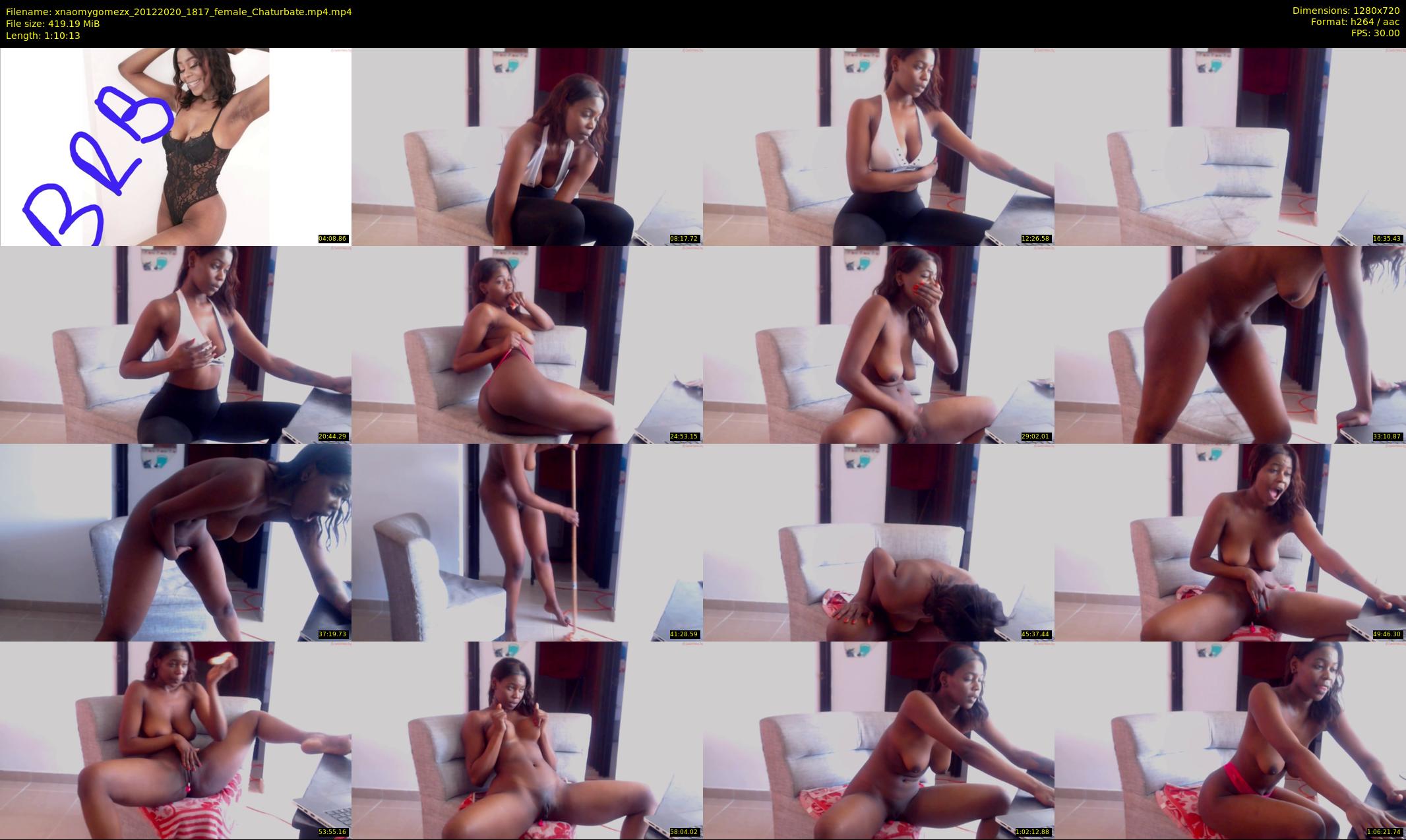 xnaomygomezx — 71 minute Chaturbate female cam show recording, 720p, Dec 20, 2020