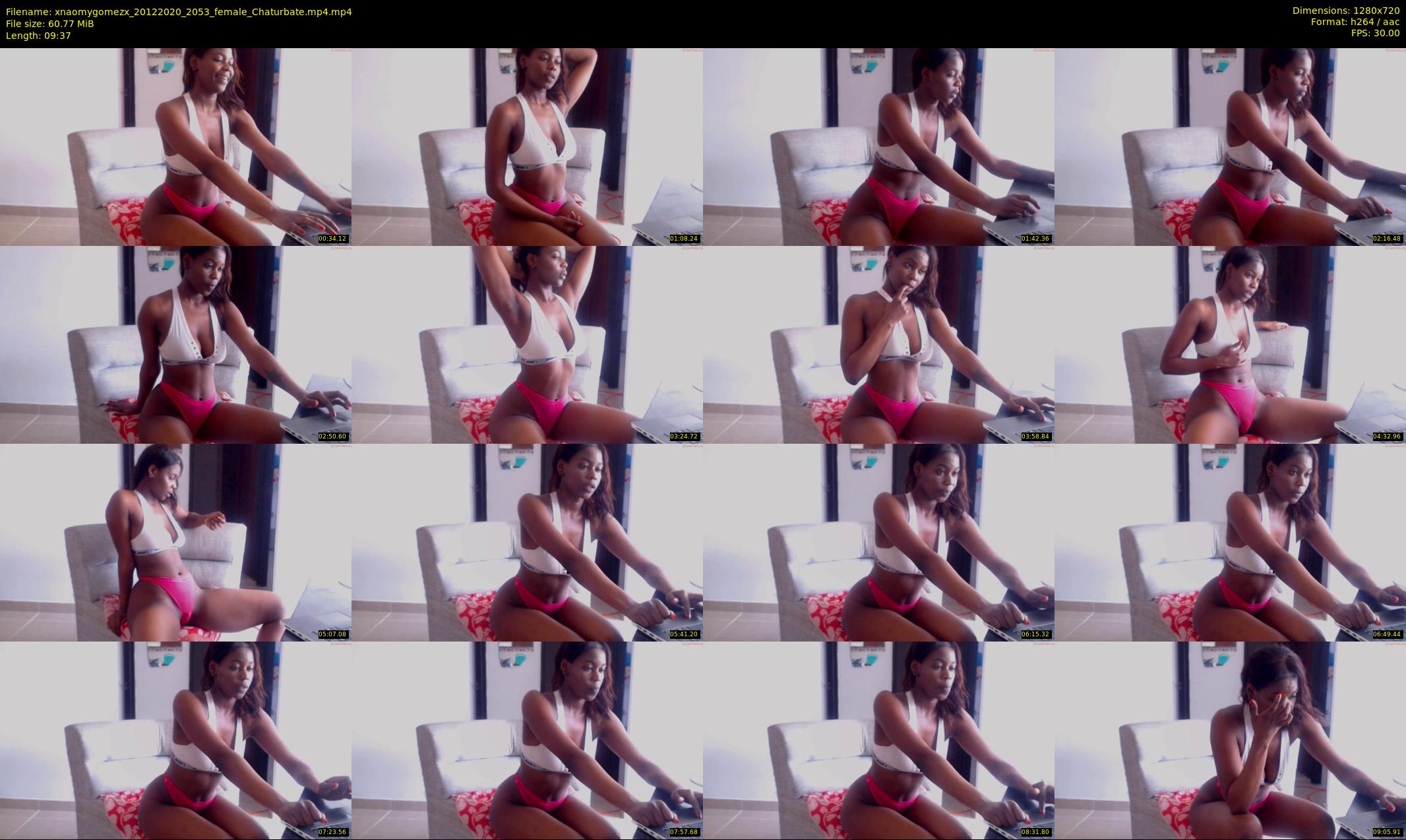xnaomygomezx — 10 minute Chaturbate female cam show recording, 720p, Dec 20, 2020