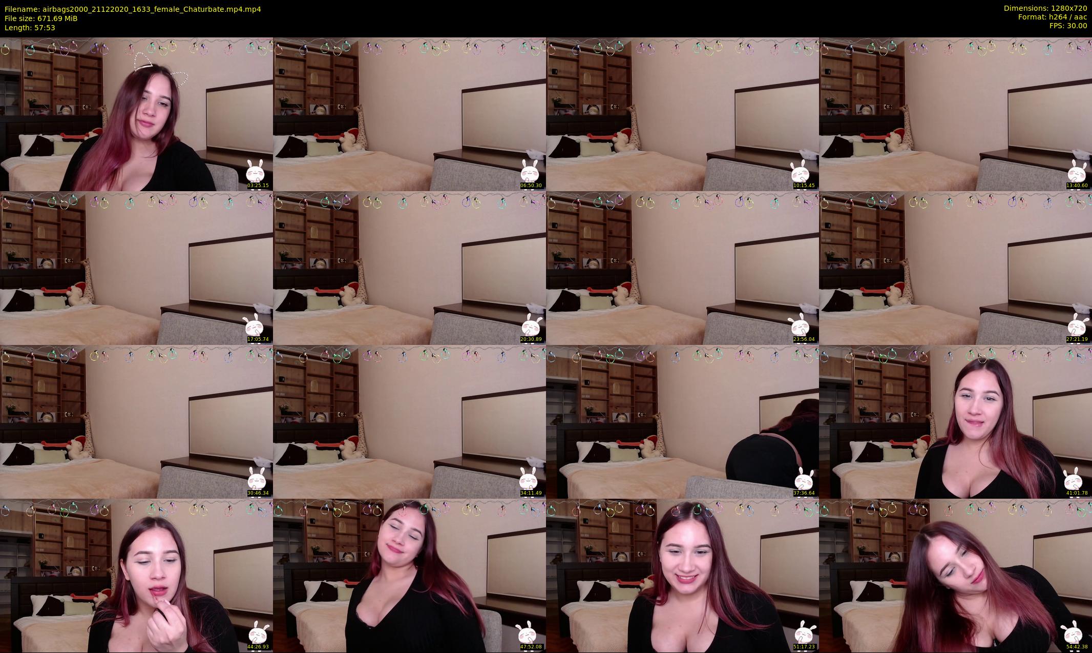 airbags2000 — 58 minute Chaturbate female cam show recording, 720p, Dec 21, 2020