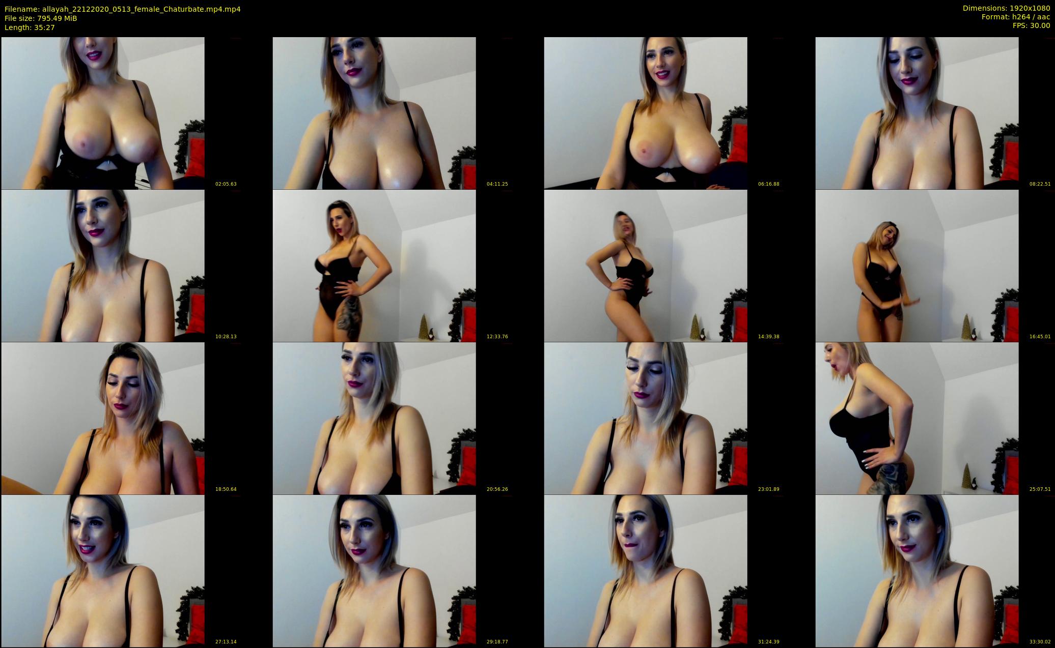 allayah — 36 minute Chaturbate female cam show recording, 1080p, Dec 22, 2020