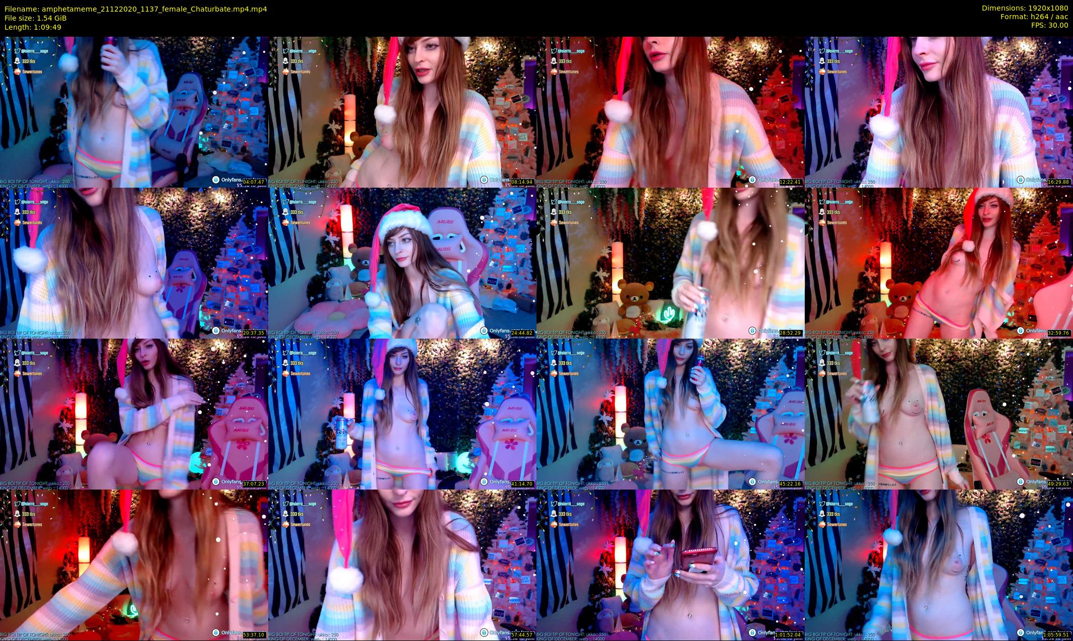amphetameme — 70 minute Chaturbate female cam show recording, 1080p, Dec 21, 2020