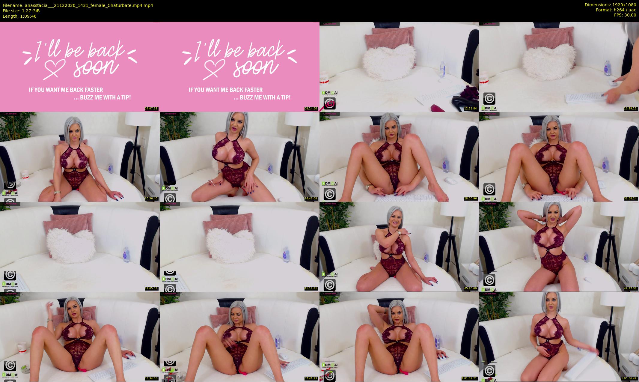 anasstacia__ — 70 minute Chaturbate female cam show recording, 1080p, Dec 21, 2020