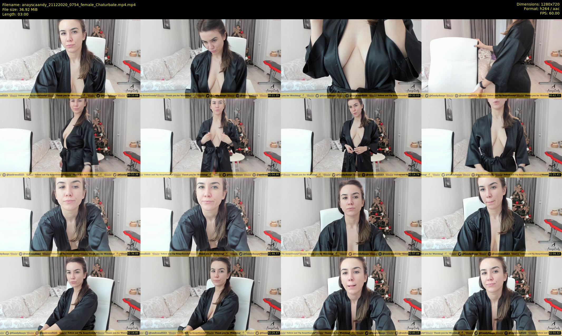 anayscaandy — 3 minute Chaturbate female cam show recording, 720p, Dec 21, 2020