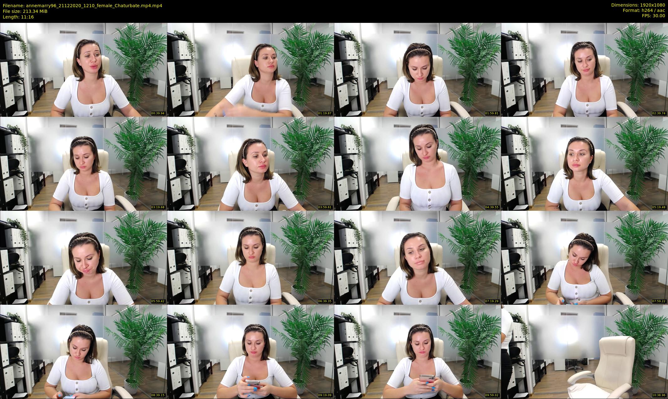 annemarry96 — 12 minute Chaturbate female cam show recording, 1080p, Dec 21, 2020