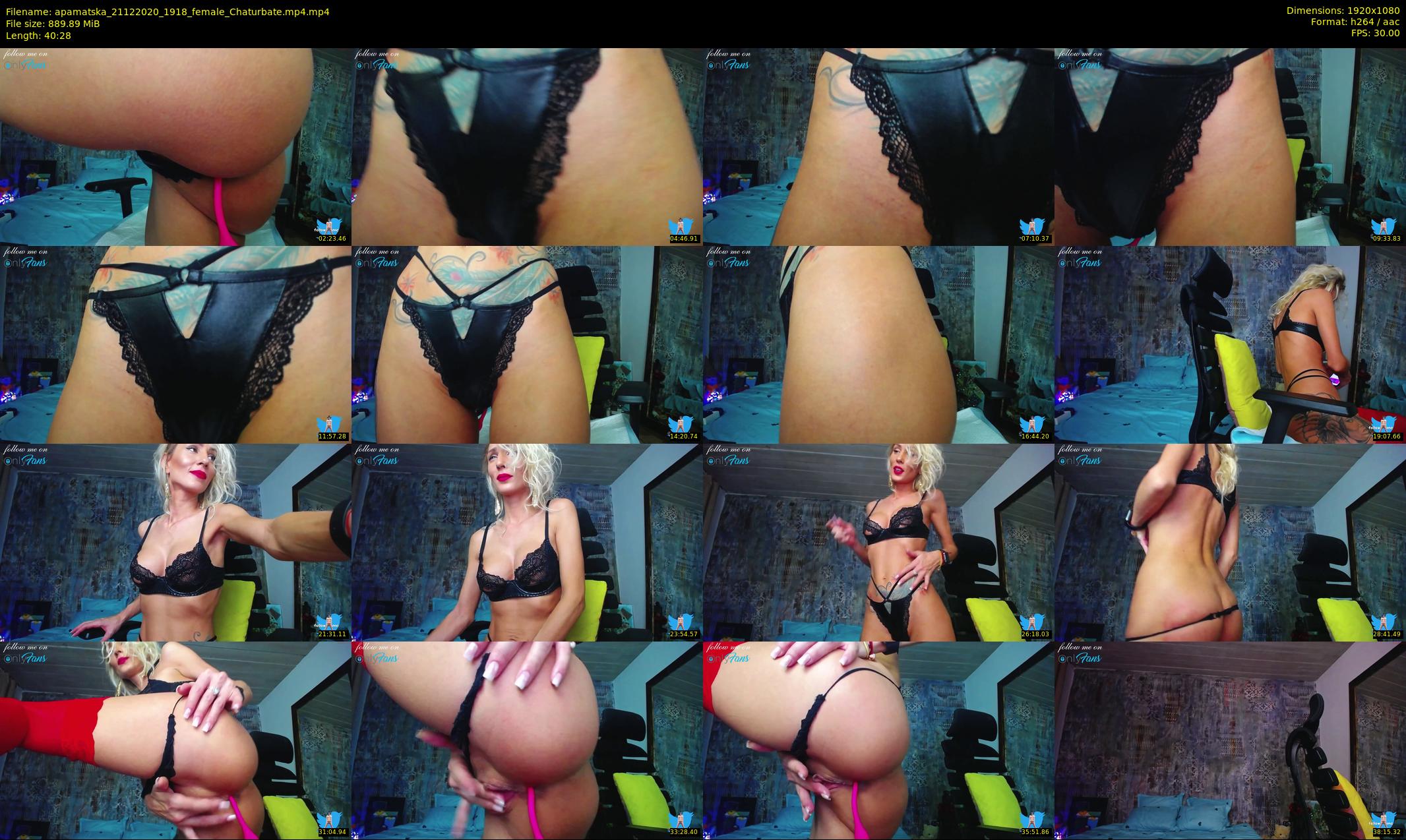 apamatska — 41 minute Chaturbate female cam show recording, 1080p, Dec 21, 2020
