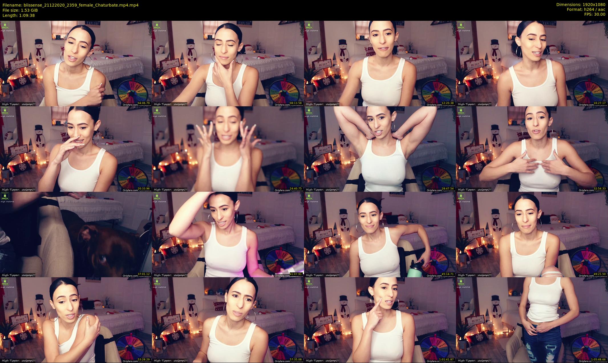 blissense — 70 minute Chaturbate female cam show recording, 1080p, Dec 21, 2020