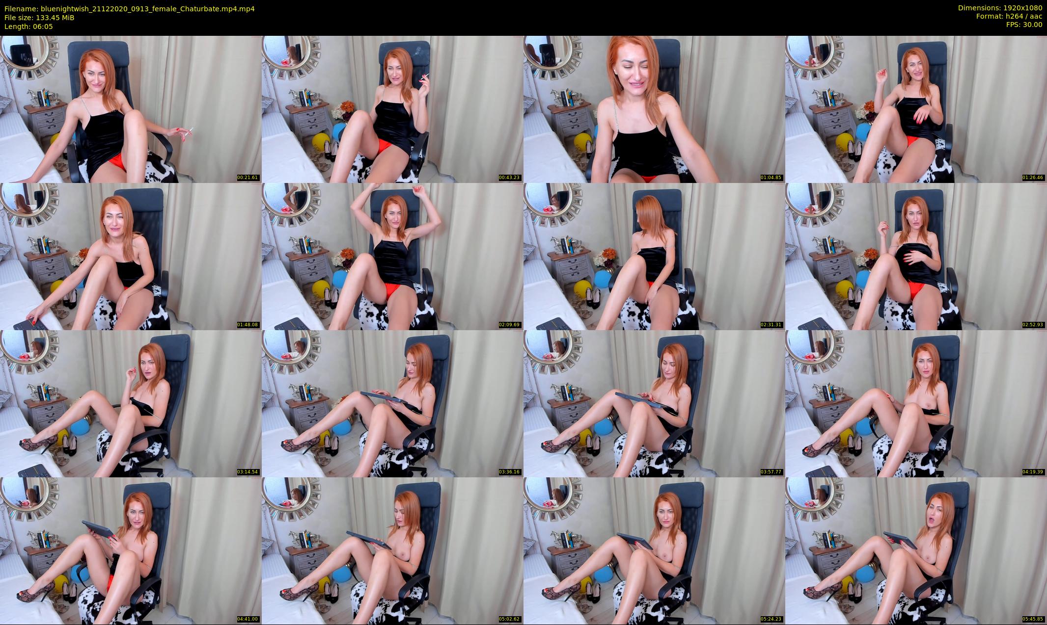 bluenightwish — 7 minute Chaturbate female cam show recording, 1080p, Dec 21, 2020