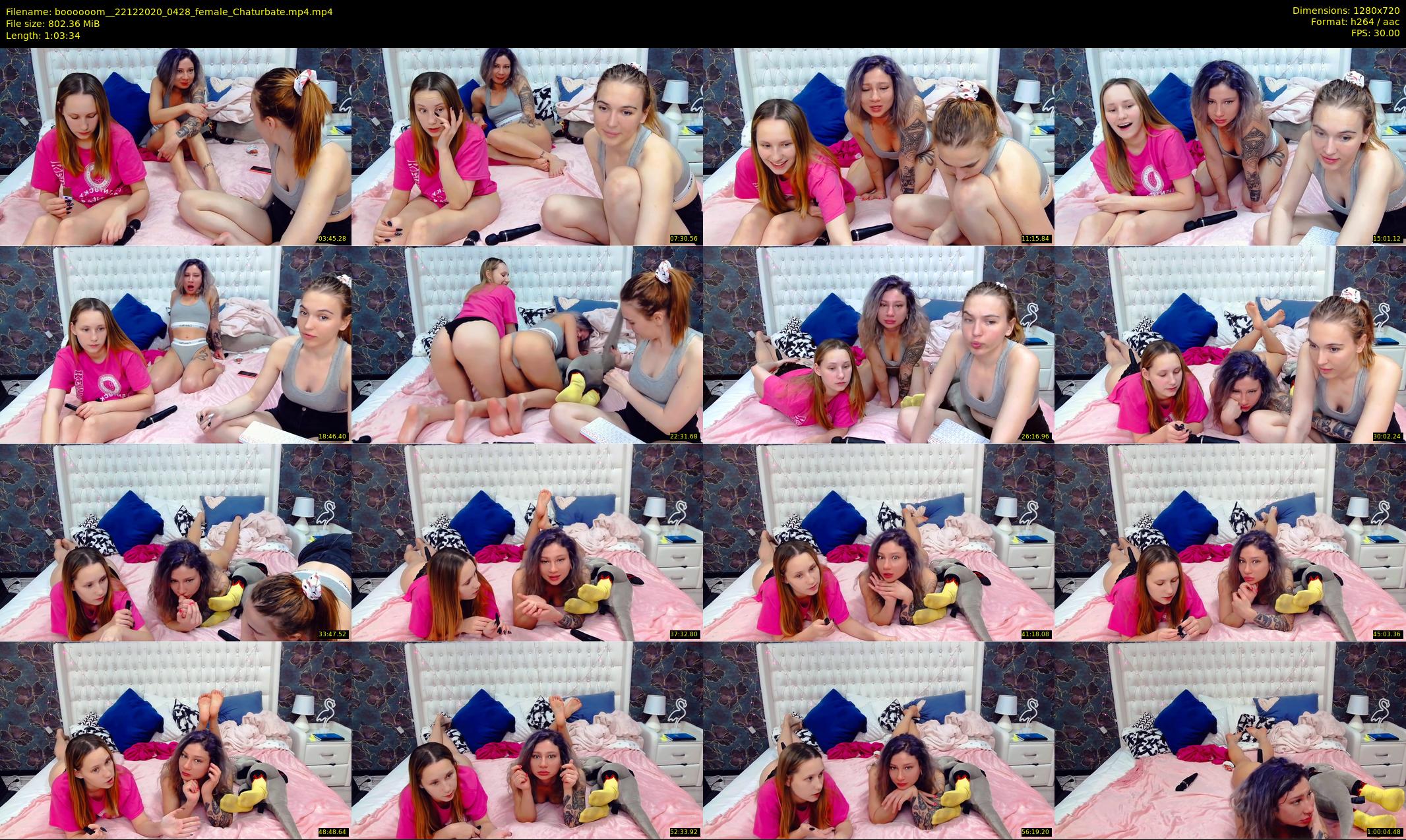 boooooom_ — 64 minute Chaturbate female cam show recording, 720p, Dec 22, 2020