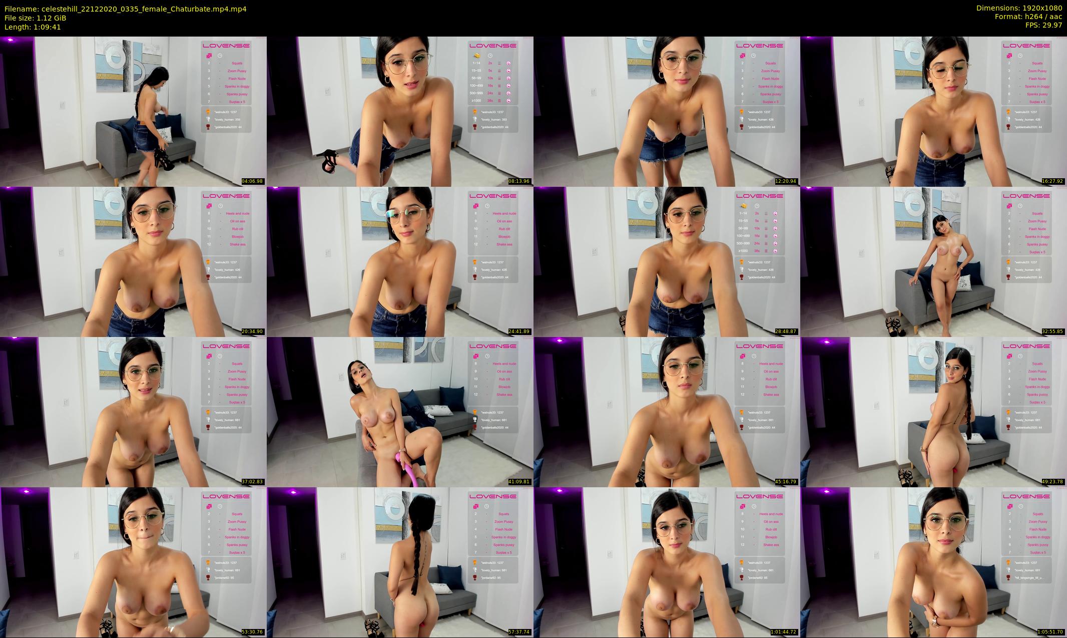 celestehill — 70 minute Chaturbate female cam show recording, 1080p, Dec 22, 2020