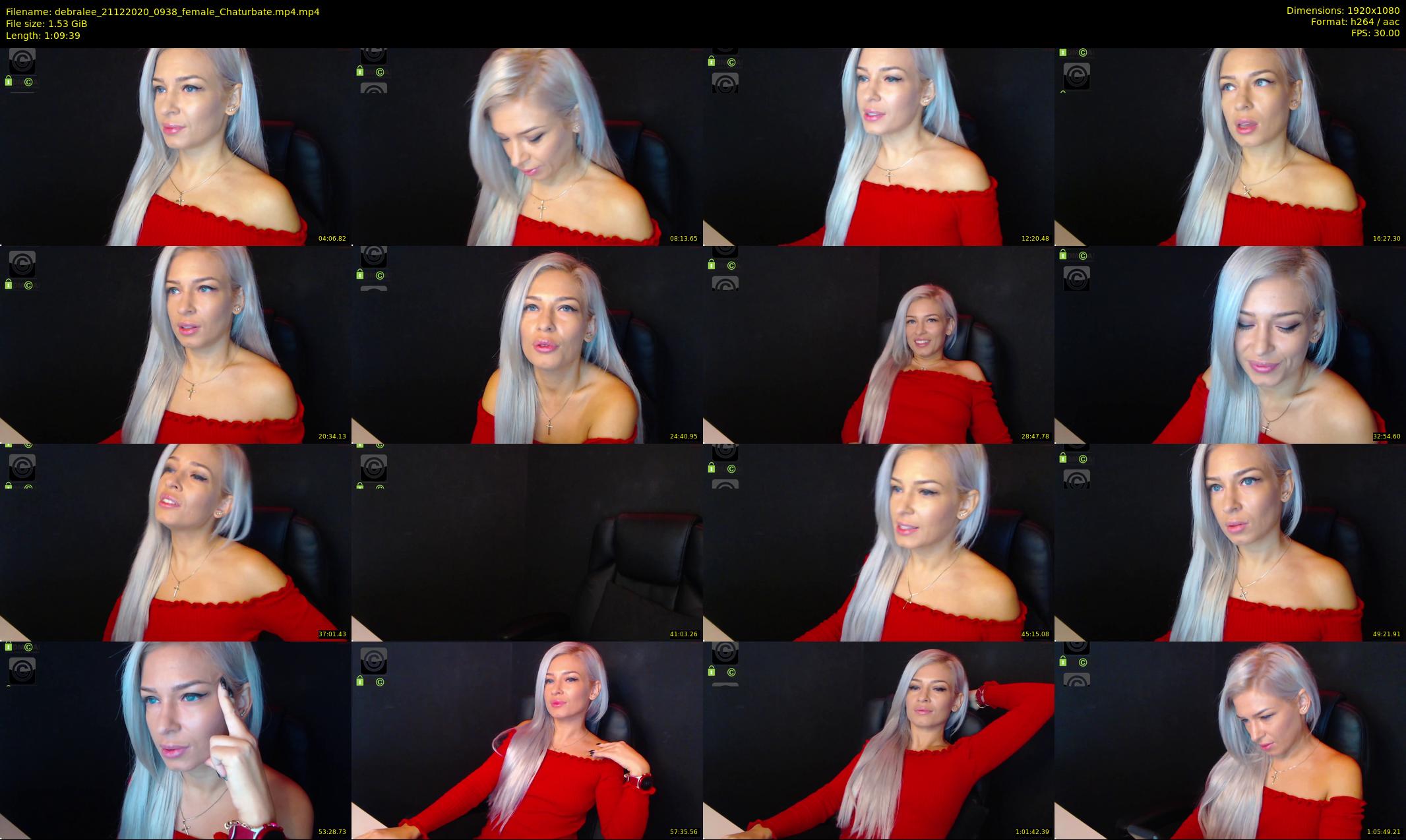 debralee — 70 minute Chaturbate female cam show recording, 1080p, Dec 21, 2020