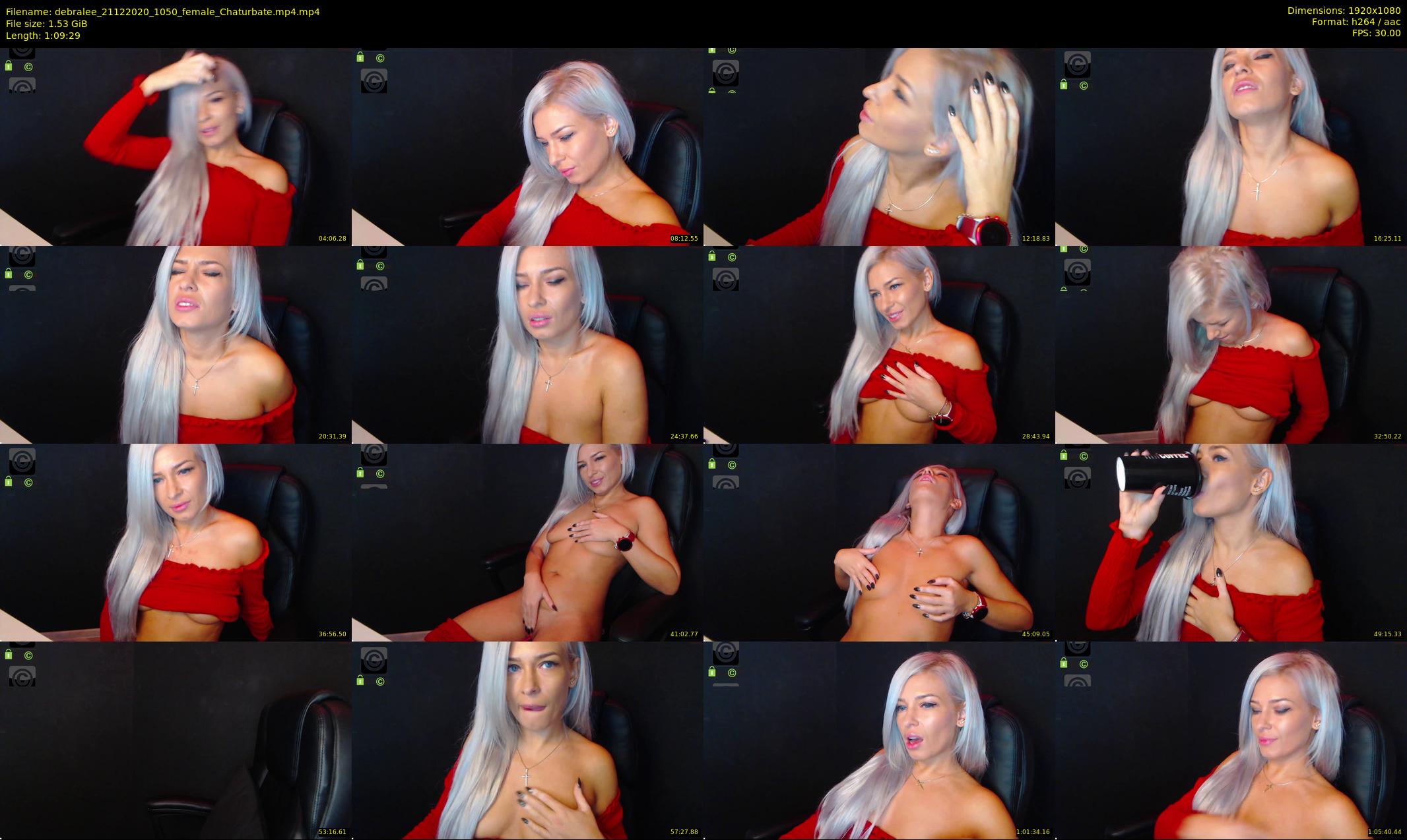 debralee — 70 minute Chaturbate female cam show recording, 1080p, Dec 21, 2020