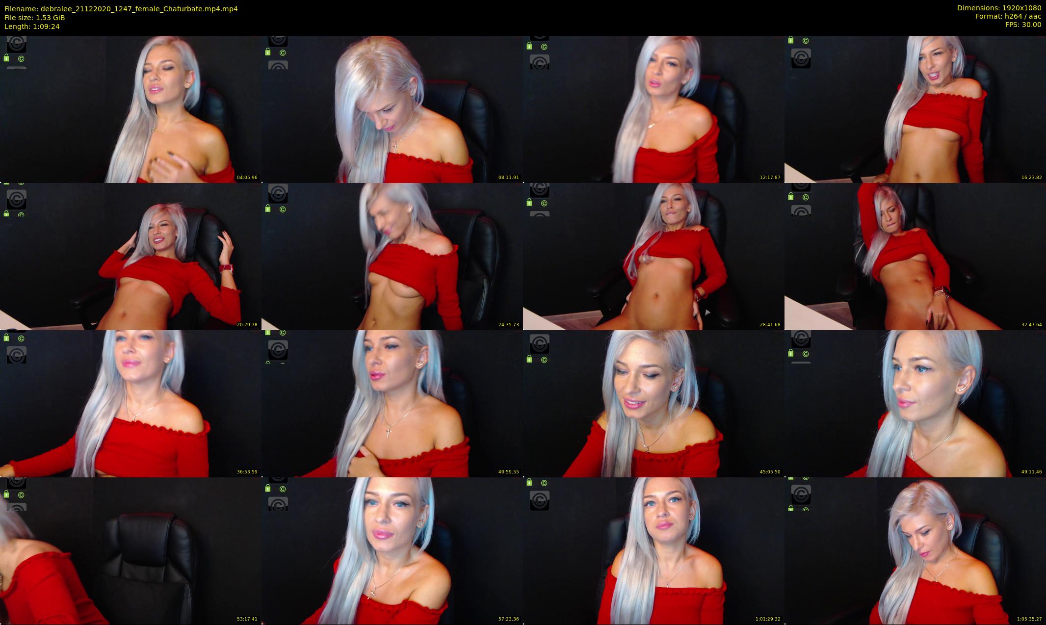 debralee — 70 minute Chaturbate female cam show recording, 1080p, Dec 21, 2020