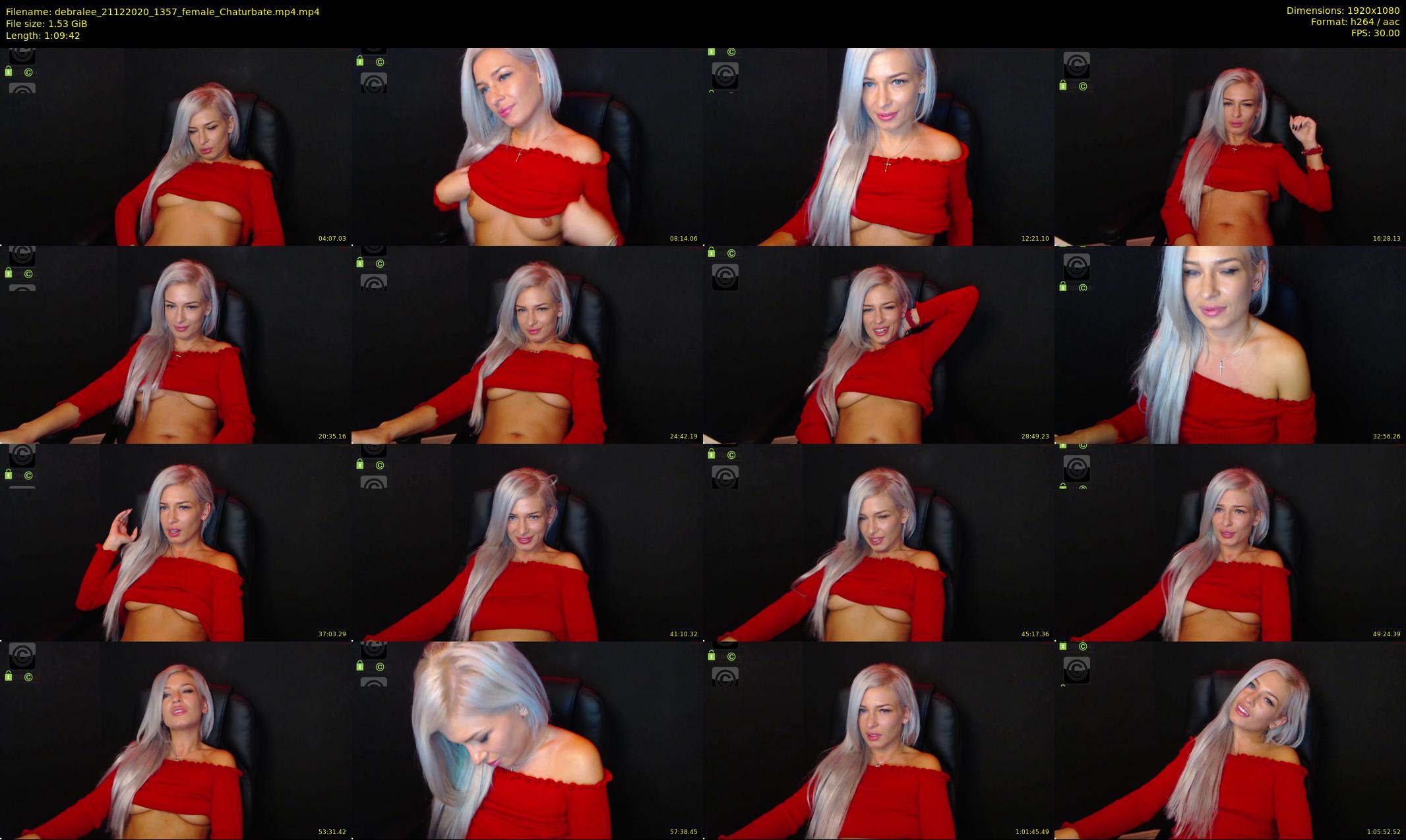 debralee — 70 minute Chaturbate female cam show recording, 1080p, Dec 21, 2020