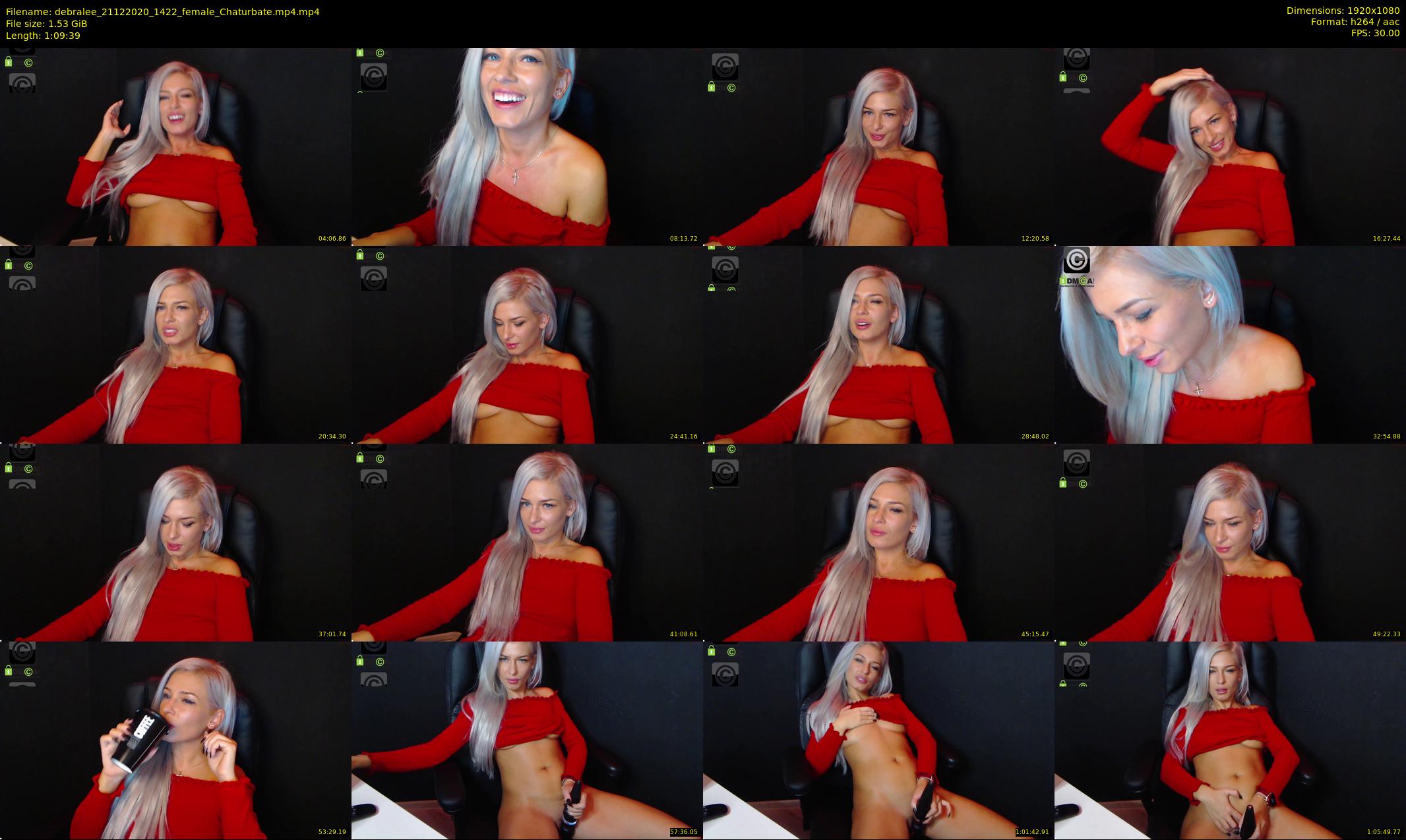debralee — 70 minute Chaturbate female cam show recording, 1080p, Dec 21, 2020