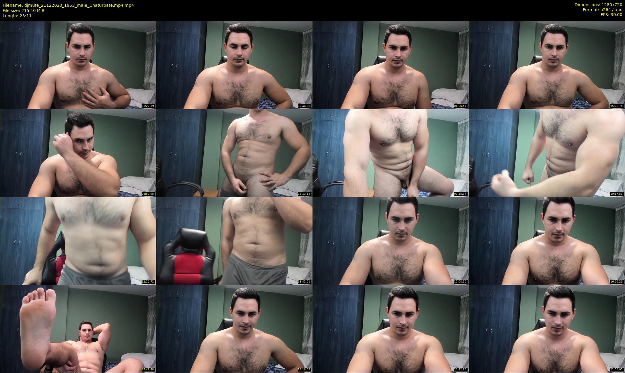djmute — 24 minute Chaturbate male cam show recording, 720p, Dec 21, 2020