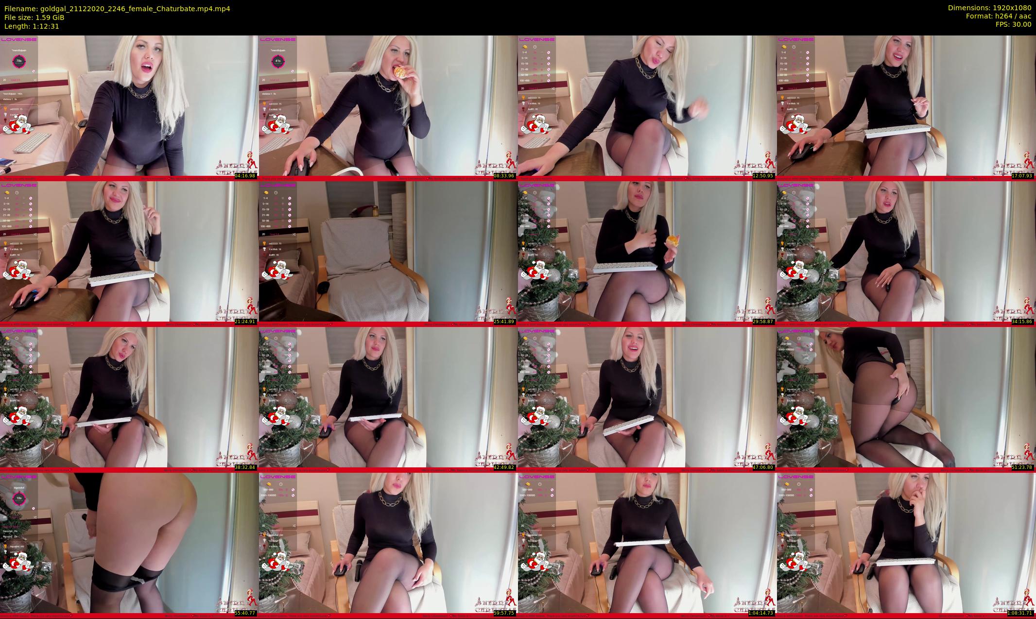 goldgal — 73 minute Chaturbate female cam show recording, 1080p, Dec 21, 2020