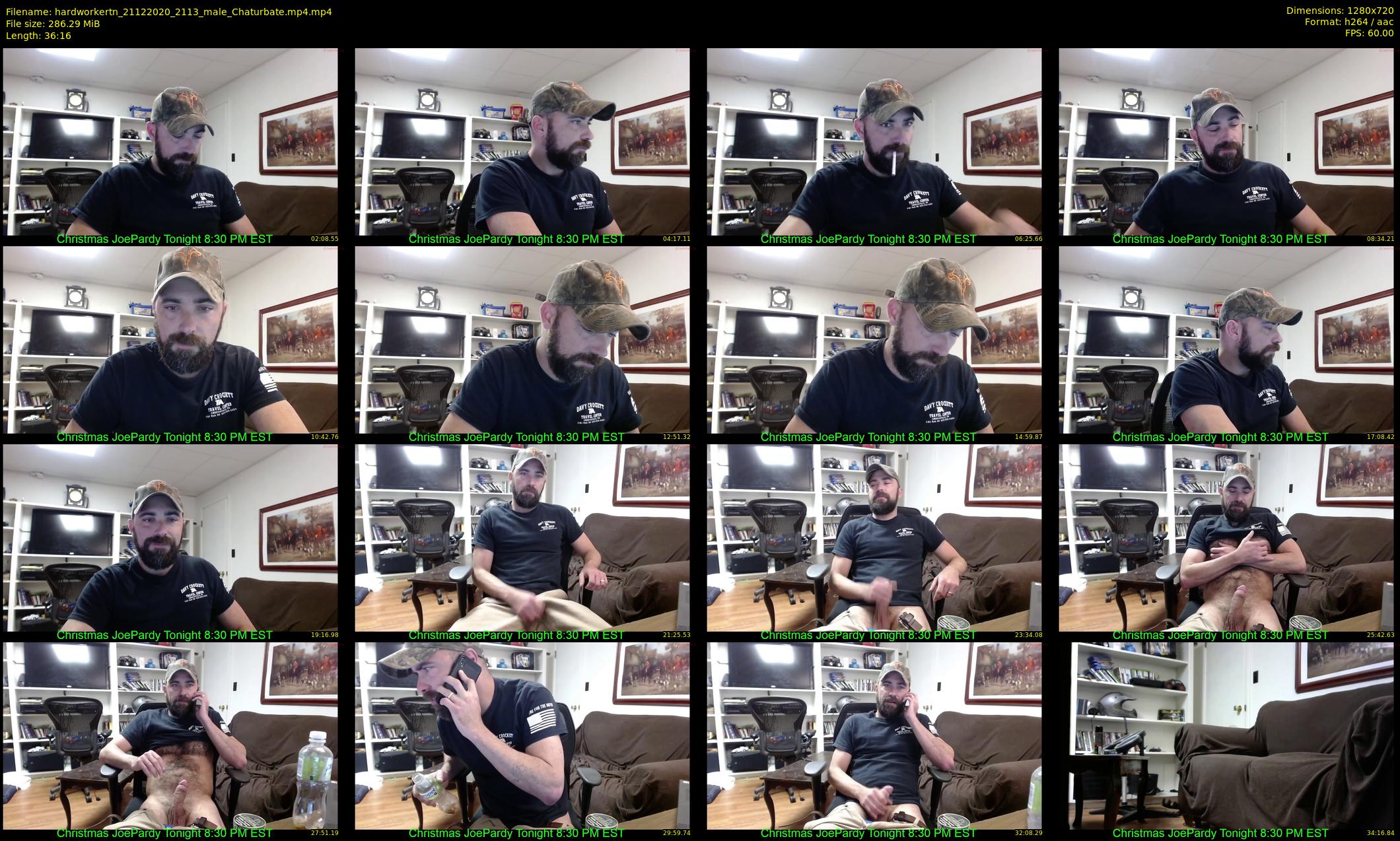 hardworkertn — 37 minute Chaturbate male cam show recording, 720p, Dec 21, 2020