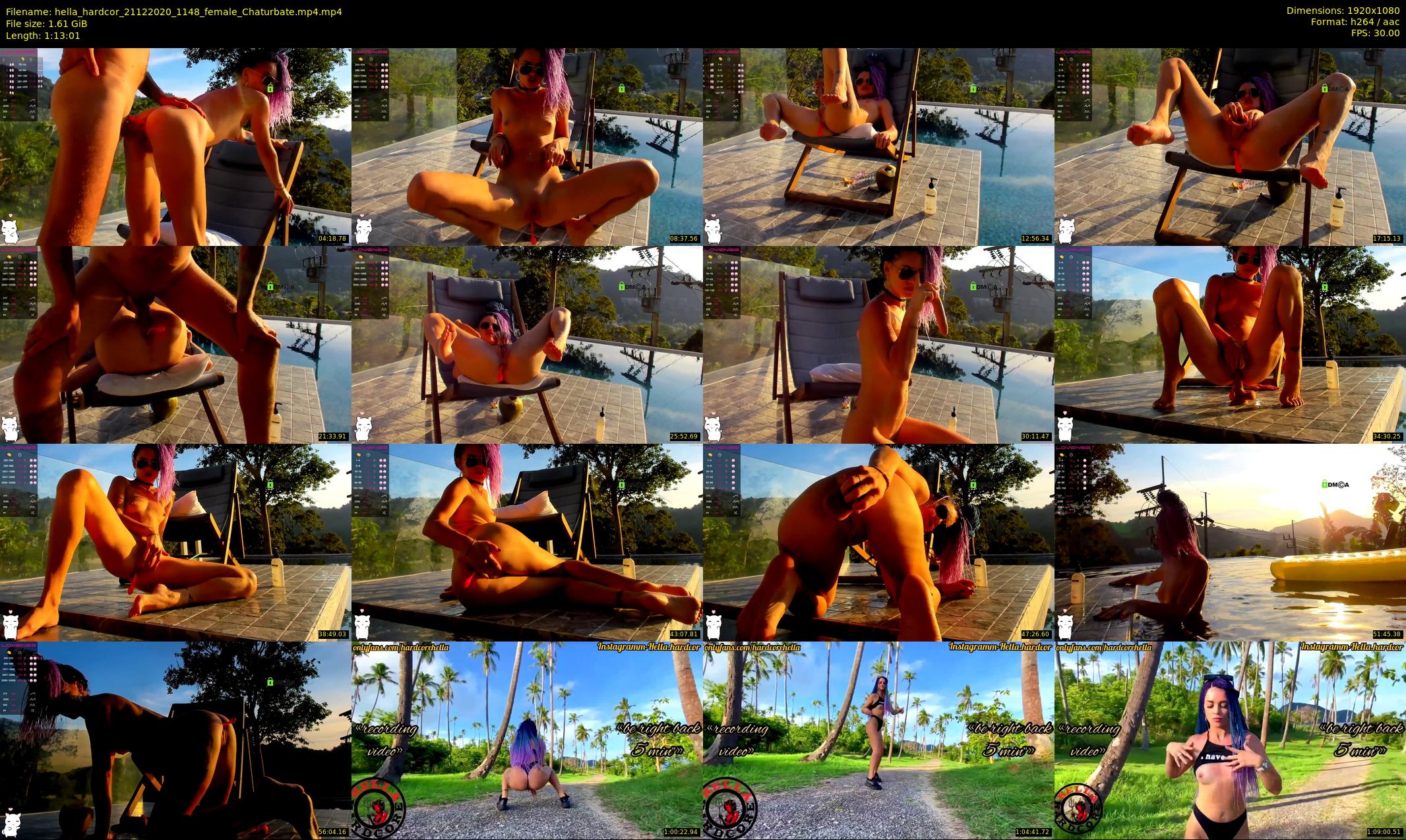 hella_hardcor — 74 minute Chaturbate female cam show recording, 1080p, Dec 21, 2020