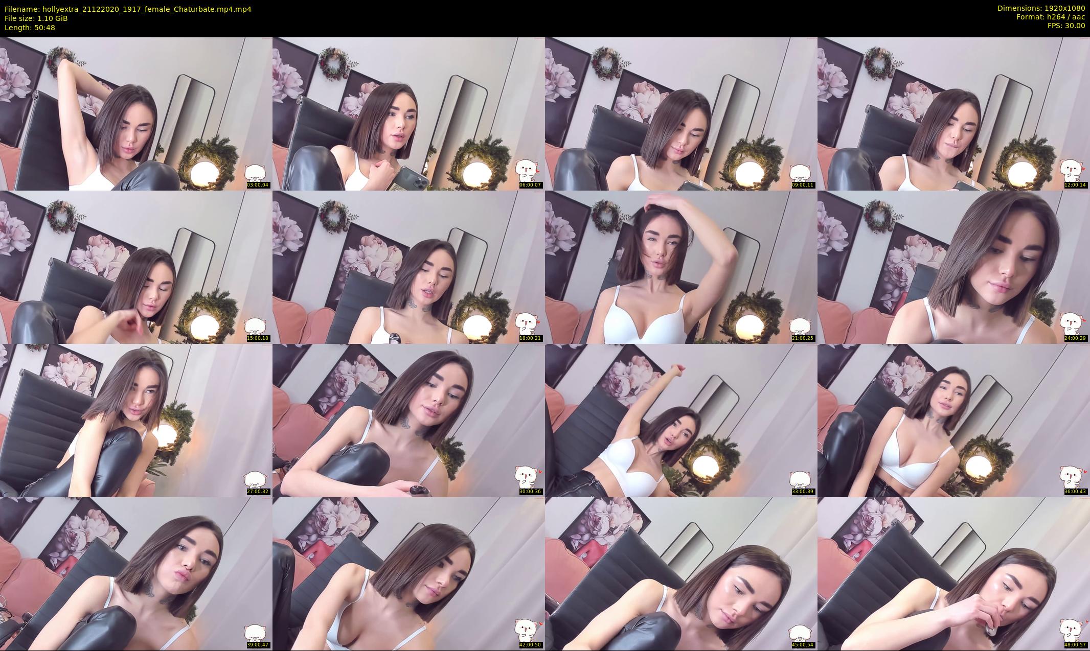 hollyextra — 51 minute Chaturbate female cam show recording, 1080p, Dec 21, 2020