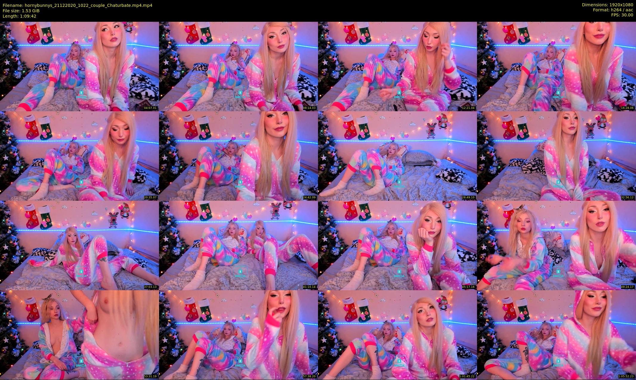 hornybunnys — 70 minute Chaturbate couple cam show recording, 1080p, Dec 21, 2020