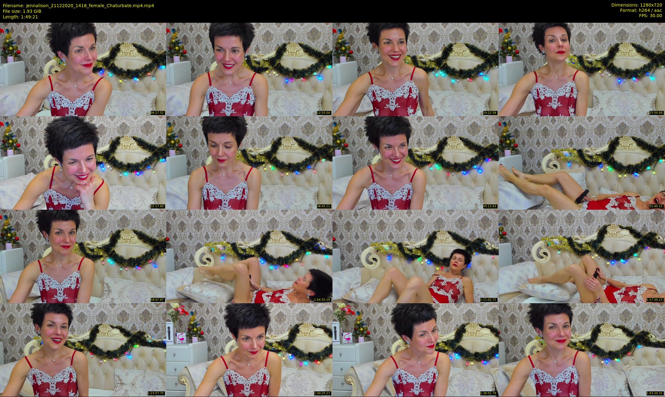 jennalison — 110 minute Chaturbate female cam show recording, 720p, Dec 21, 2020