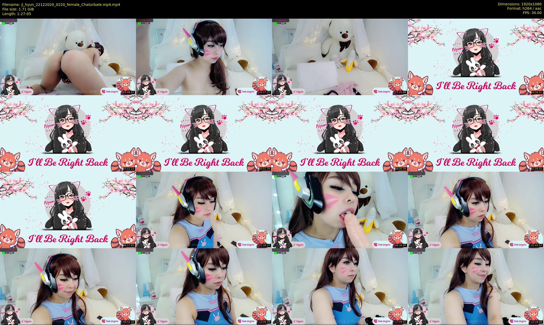 ji_hyun — 88 minute Chaturbate female cam show recording, 1080p, Dec 22, 2020