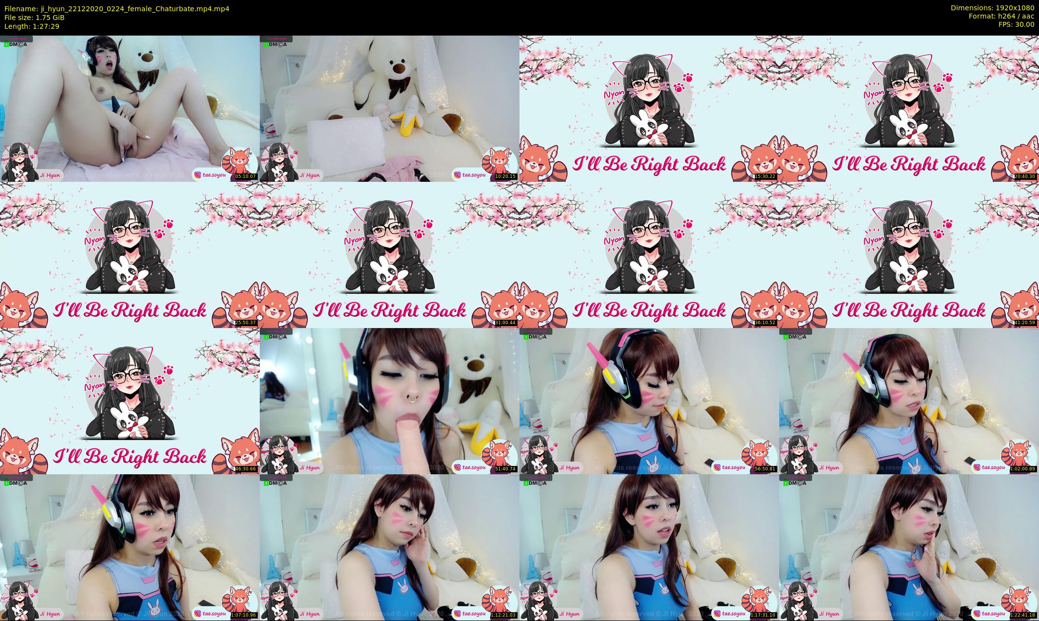 ji_hyun — 88 minute Chaturbate female cam show recording, 1080p, Dec 22, 2020