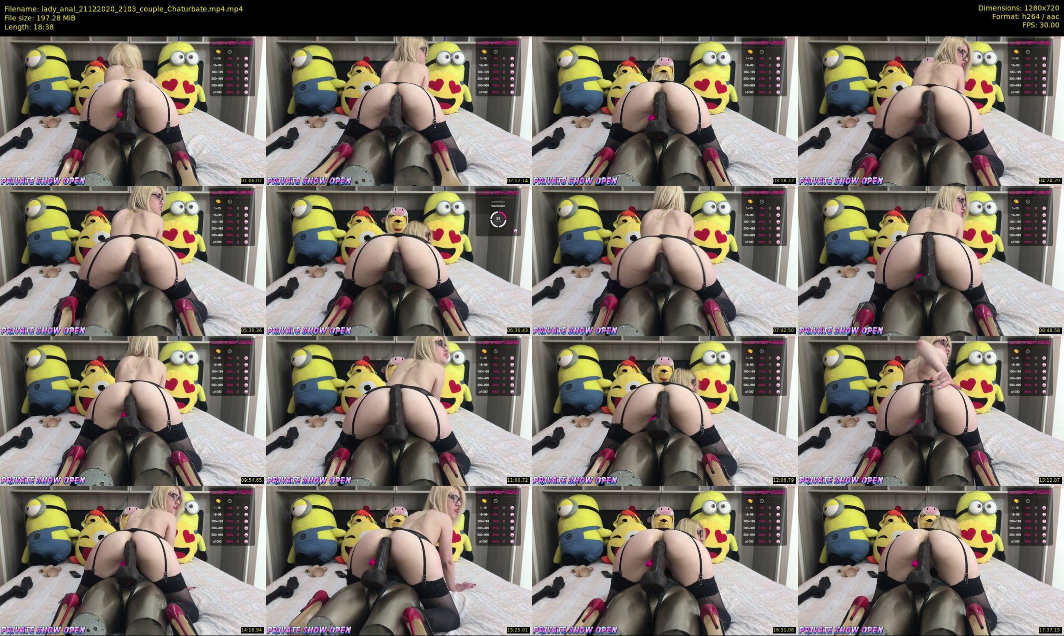 lady_anal — 19 minute Chaturbate female cam show recording, 720p, Dec 21, 2020