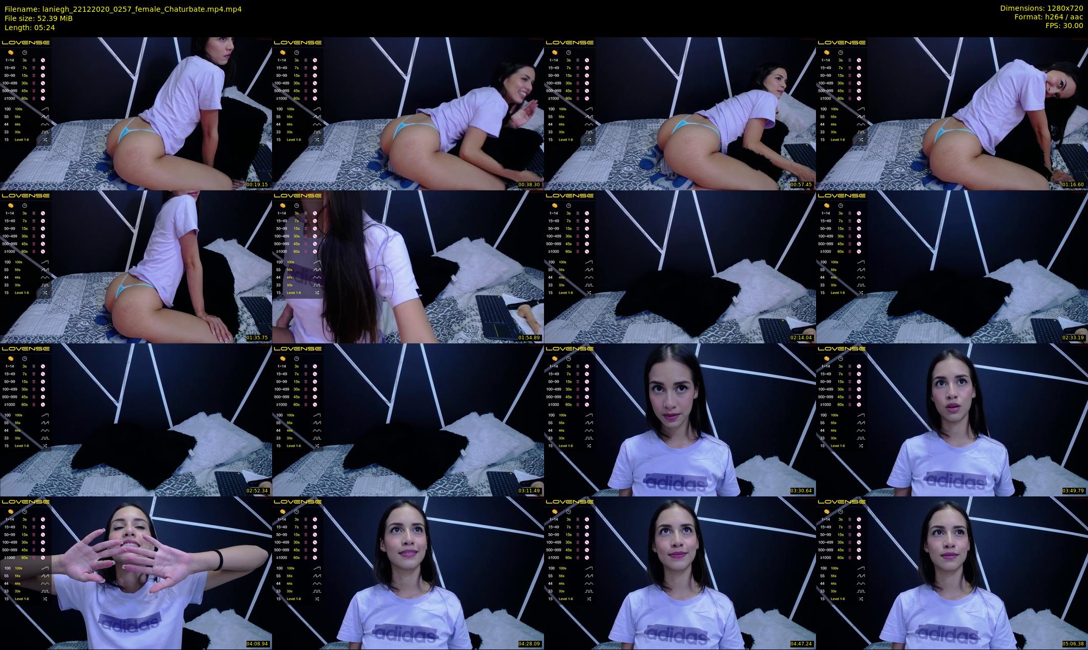 laniegh — 6 minute Chaturbate female cam show recording, 720p, Dec 22, 2020
