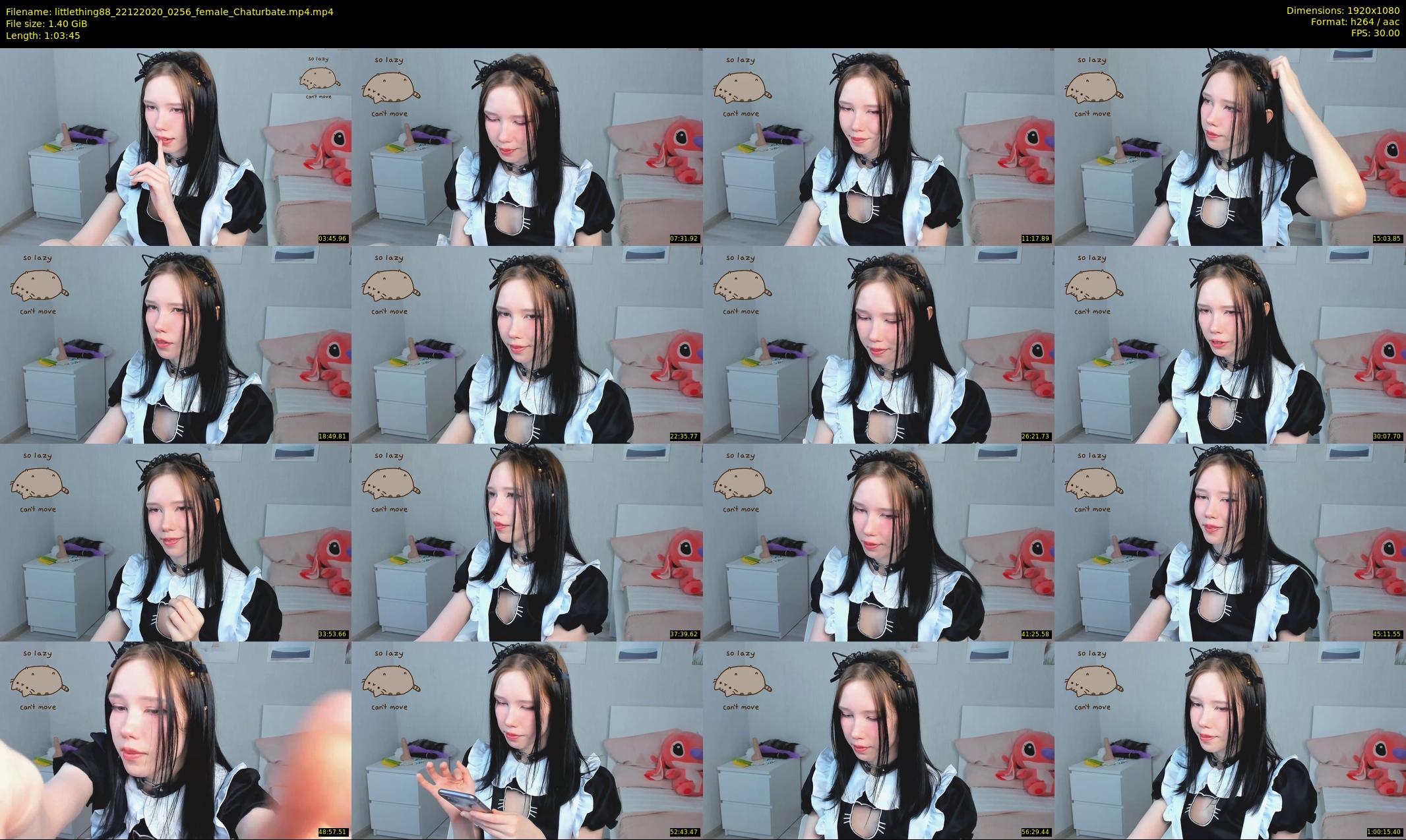 littlething88 — 64 minute Chaturbate female cam show recording, 1080p, Dec 22, 2020