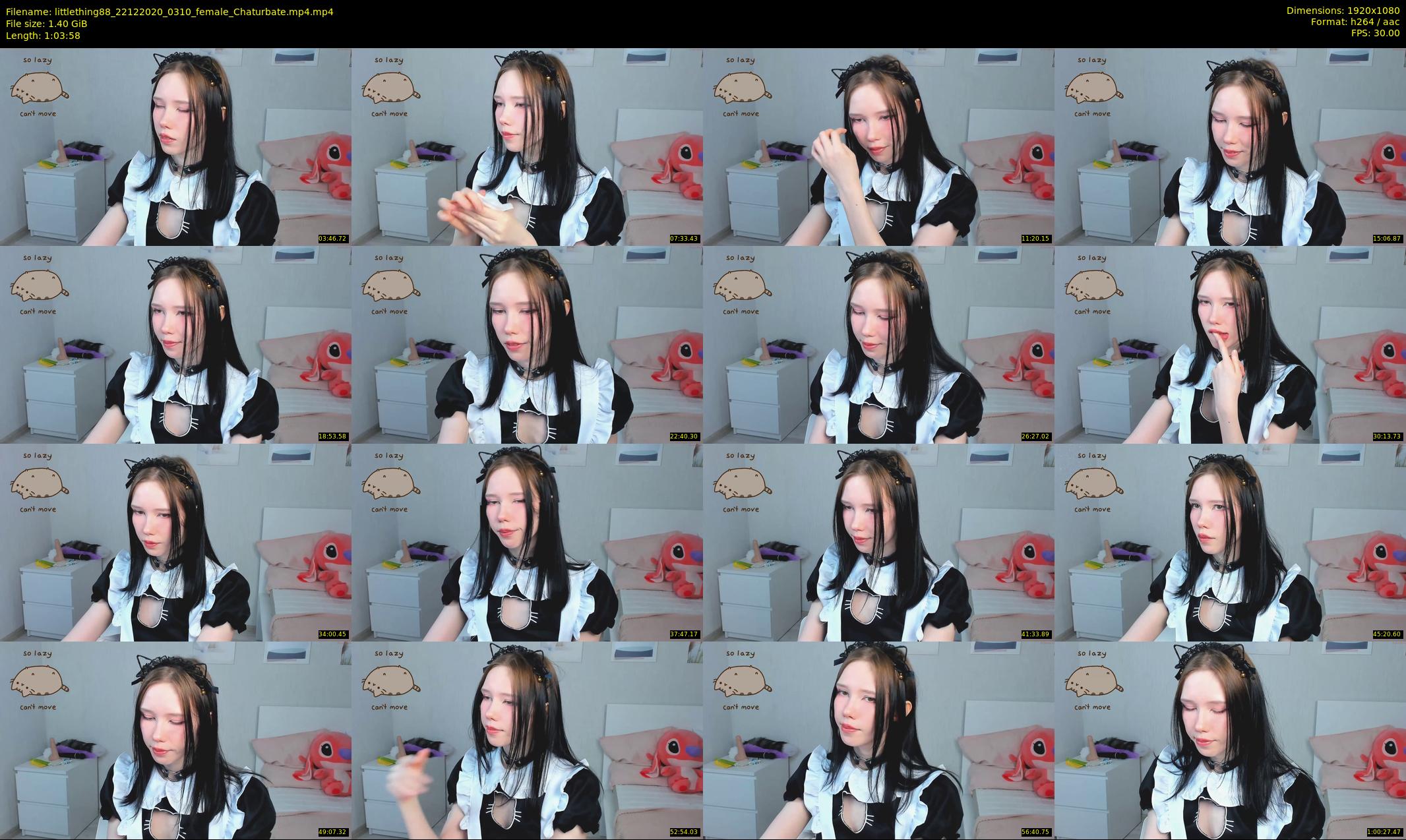 littlething88 — 64 minute Chaturbate female cam show recording, 1080p, Dec 22, 2020