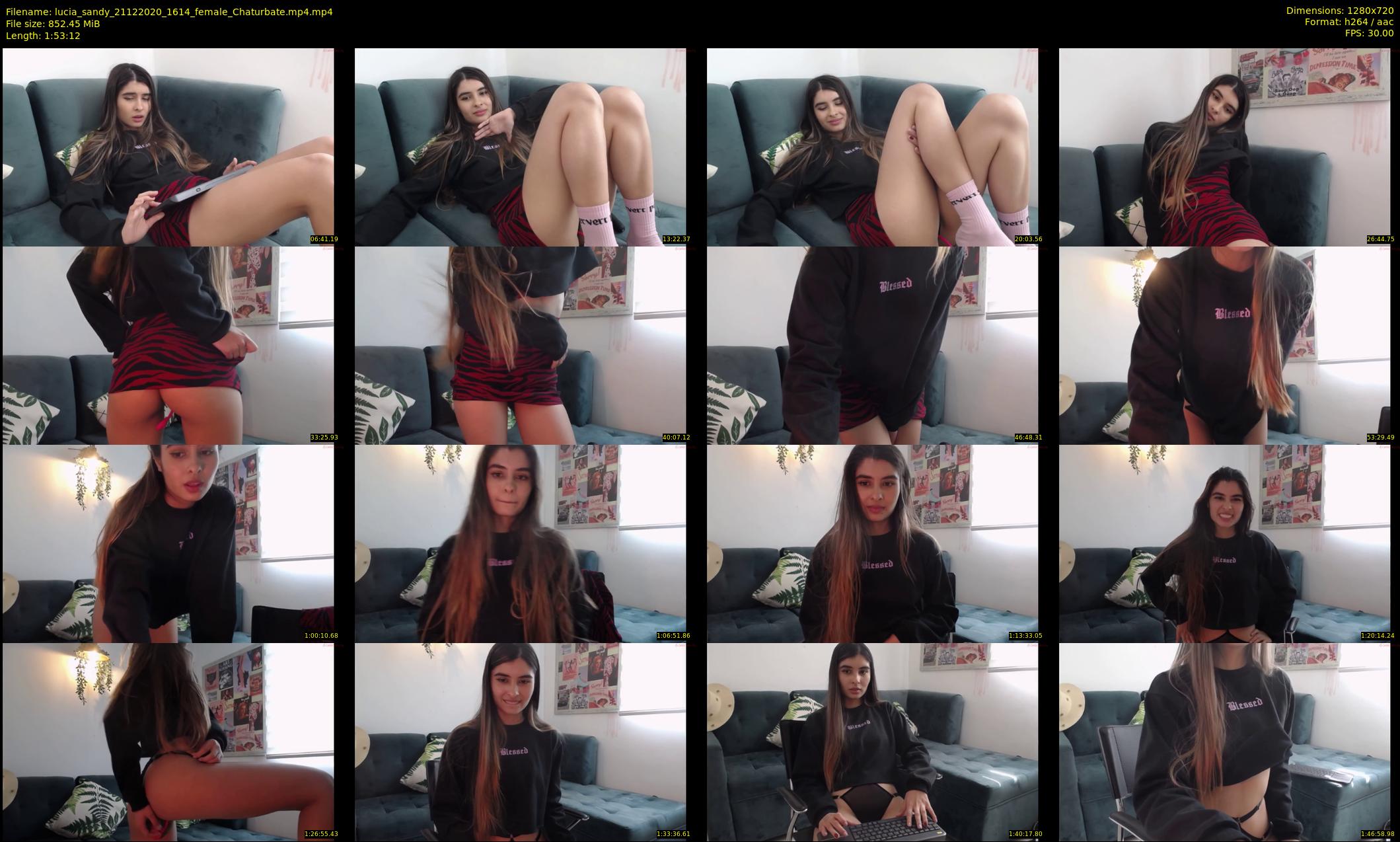 lucia_sandy — 114 minute Chaturbate female cam show recording, 720p, Dec 21, 2020