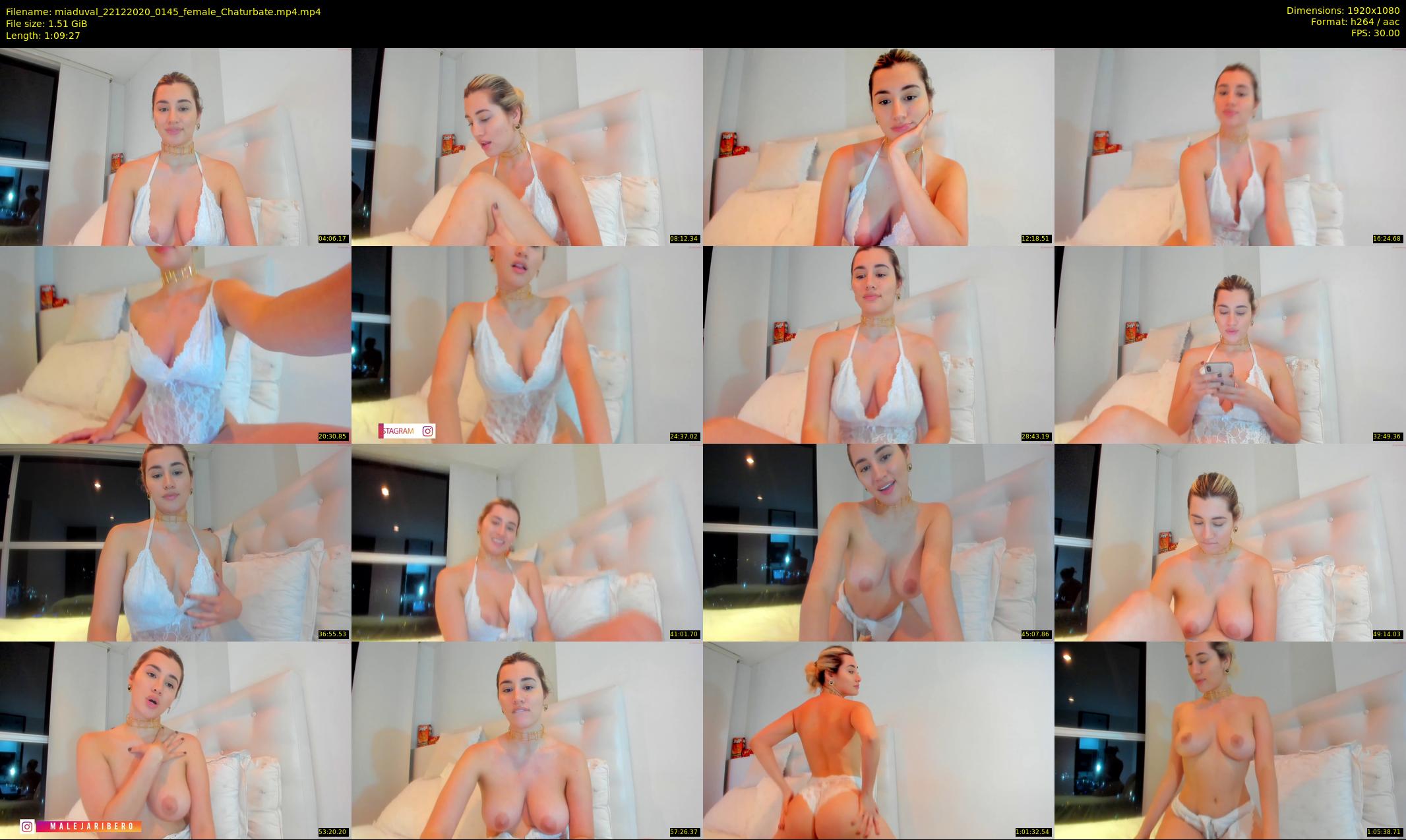miaduval — 70 minute Chaturbate female cam show recording, 1080p, Dec 22, 2020