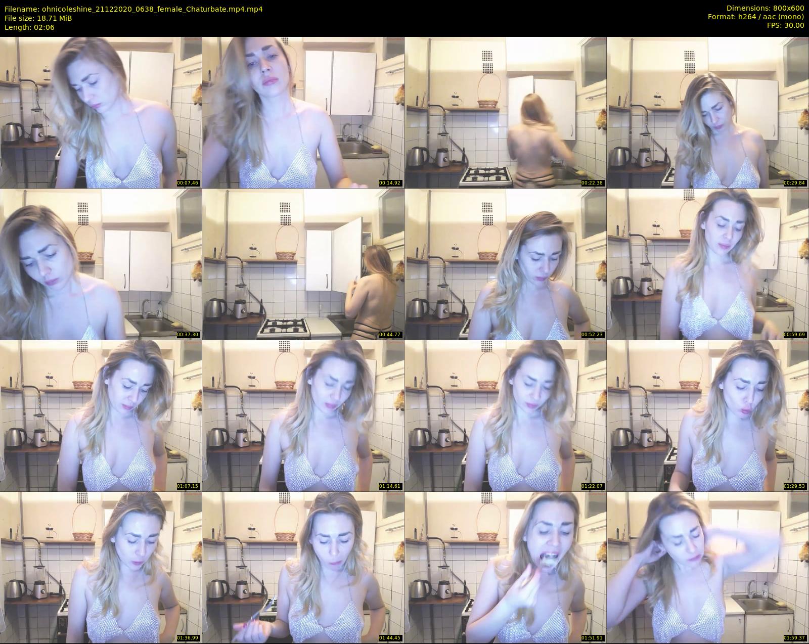 ohnicoleshine — 3 minute Chaturbate female cam show recording, 480p, Dec 21, 2020