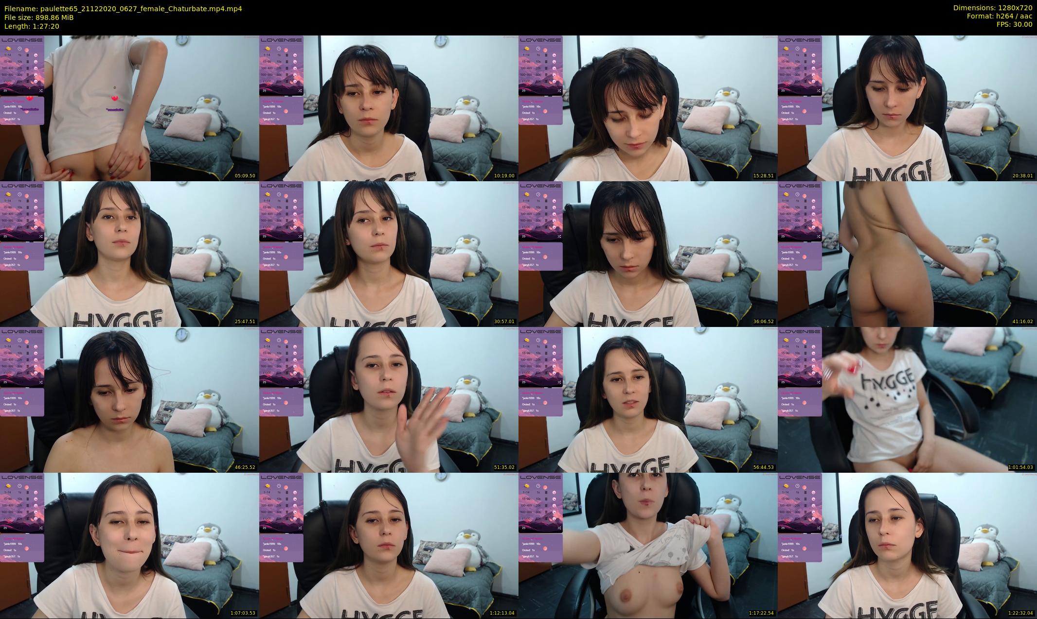 paulette65 — 88 minute Chaturbate female cam show recording, 720p, Dec 21, 2020