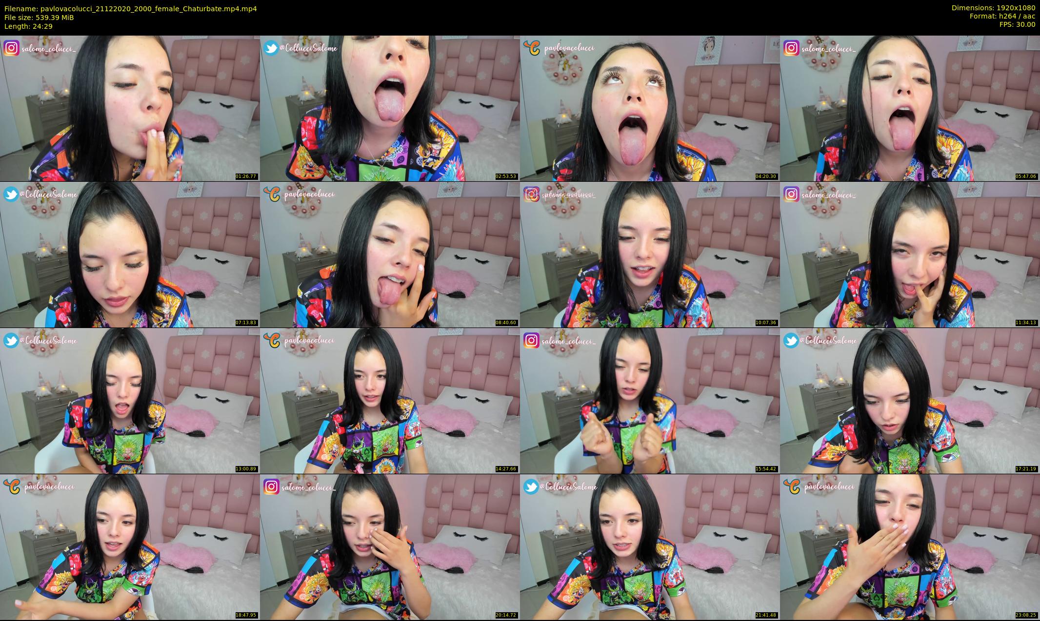 pavlovacolucci — 25 minute Chaturbate female cam show recording, 1080p, Dec 21, 2020