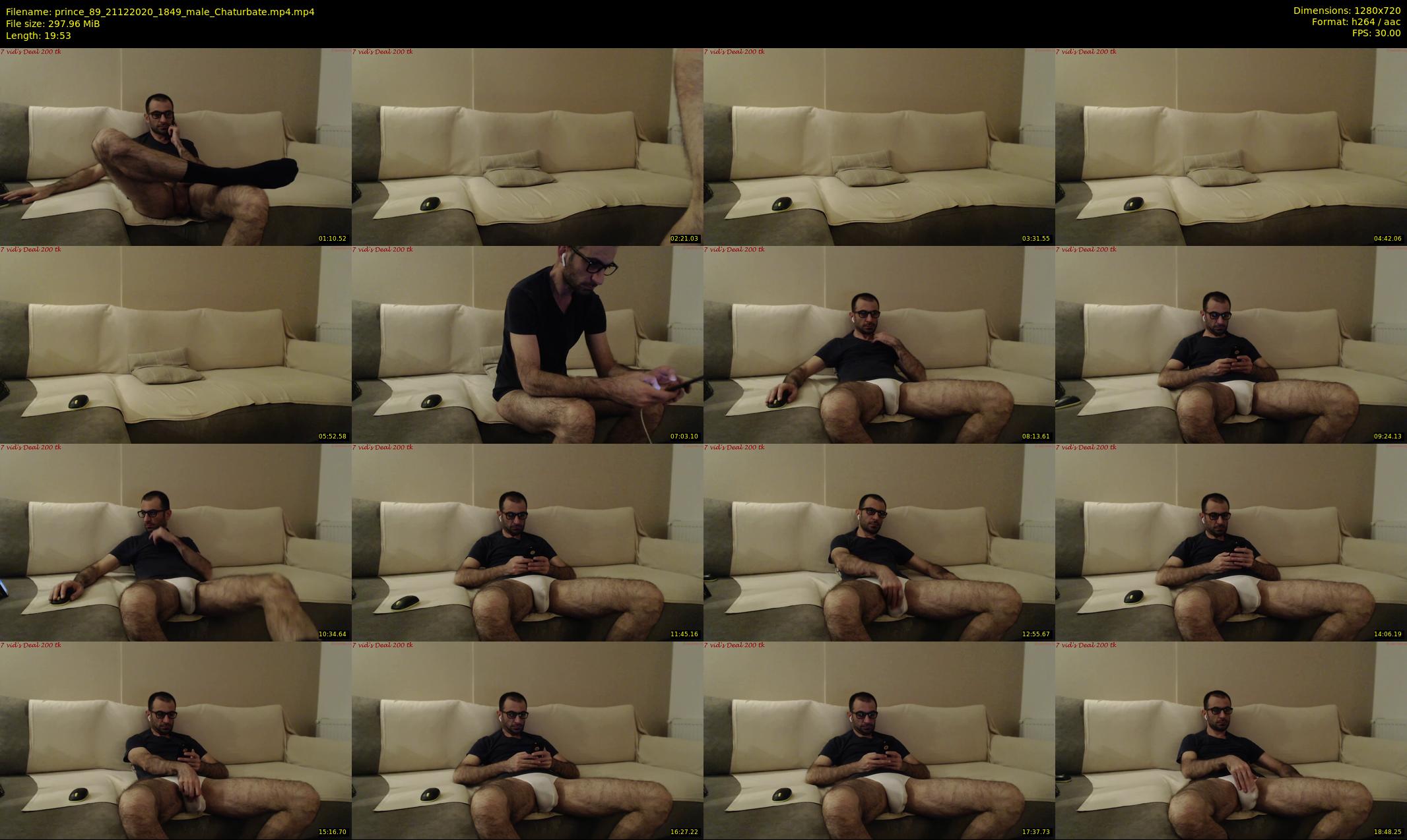 prince_89 — 20 minute Chaturbate male cam show recording, 720p, Dec 21, 2020