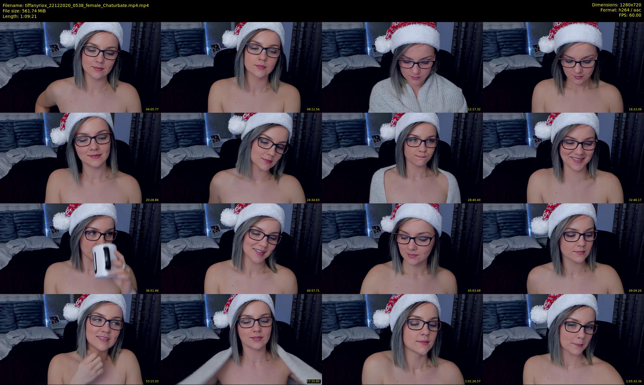 tiffanyriox — 70 minute Chaturbate female cam show recording, 720p, Dec 22, 2020