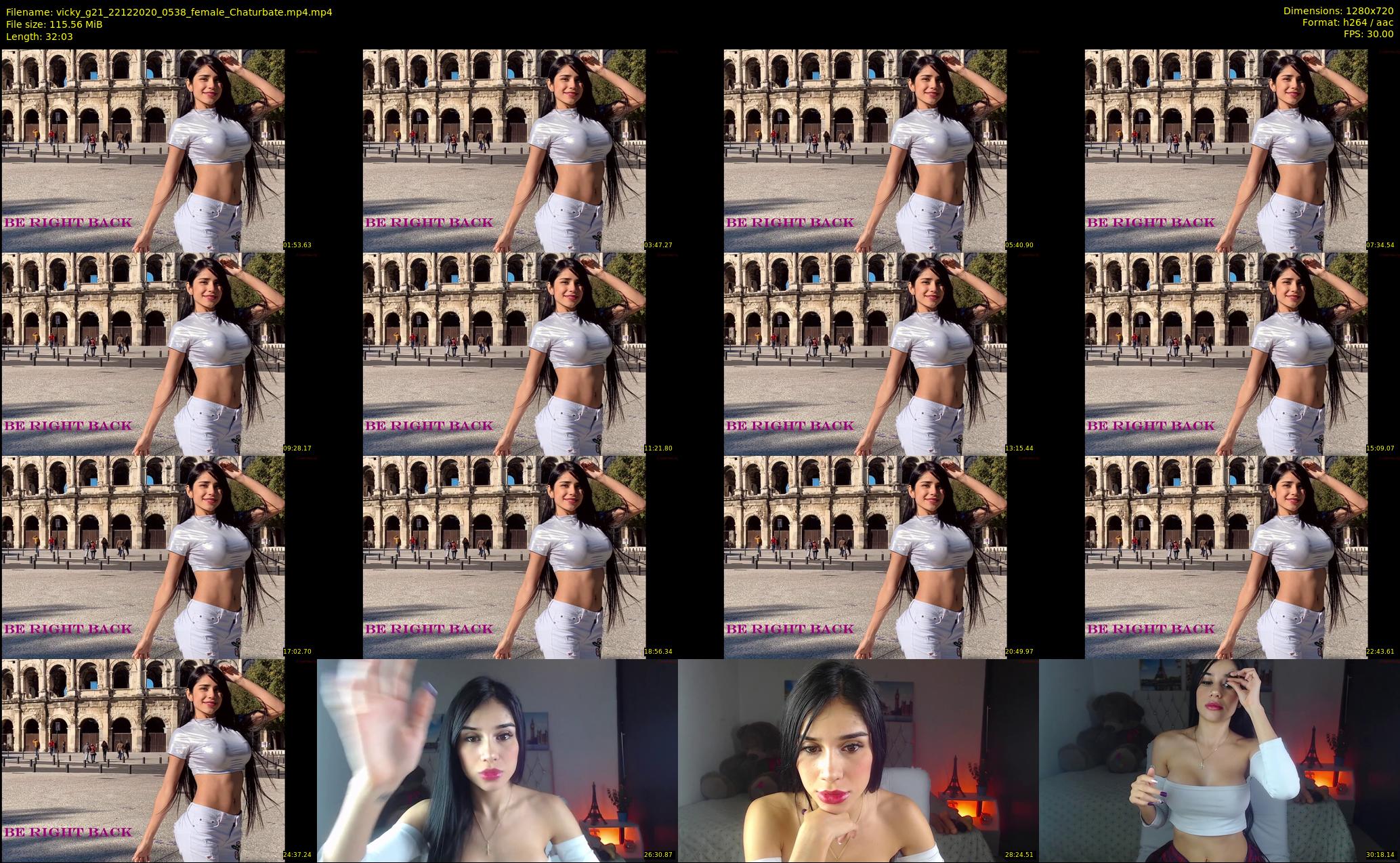 vicky_g21 — 33 minute Chaturbate female cam show recording, 720p, Dec 22, 2020