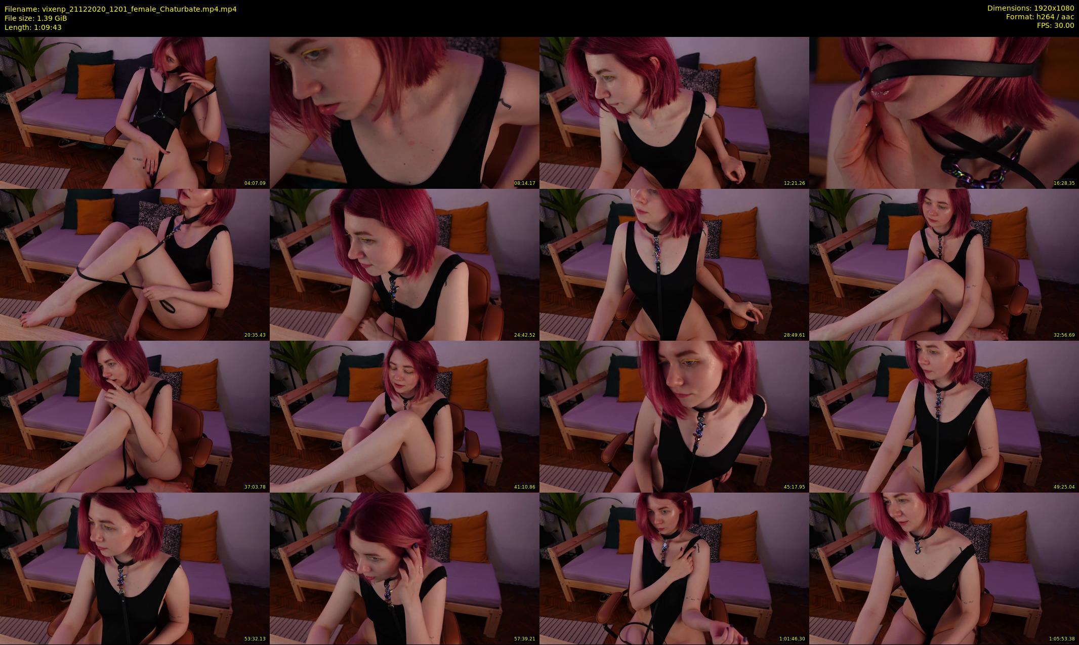vixenp — 70 minute Chaturbate female cam show recording, 1080p, Dec 21, 2020