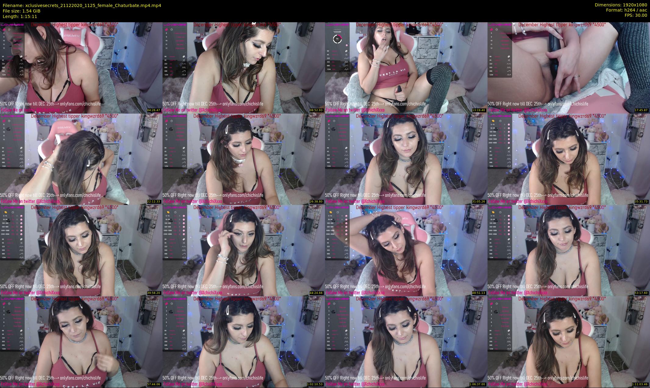 xclusivesecrets — 76 minute Chaturbate female cam show recording, 1080p, Dec 21, 2020